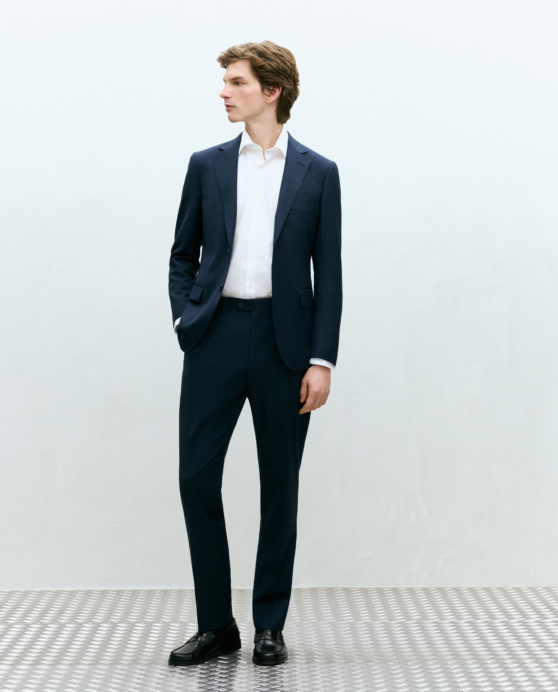 Casaco de Fato Separate Regular Lavável Azul-marinho-2