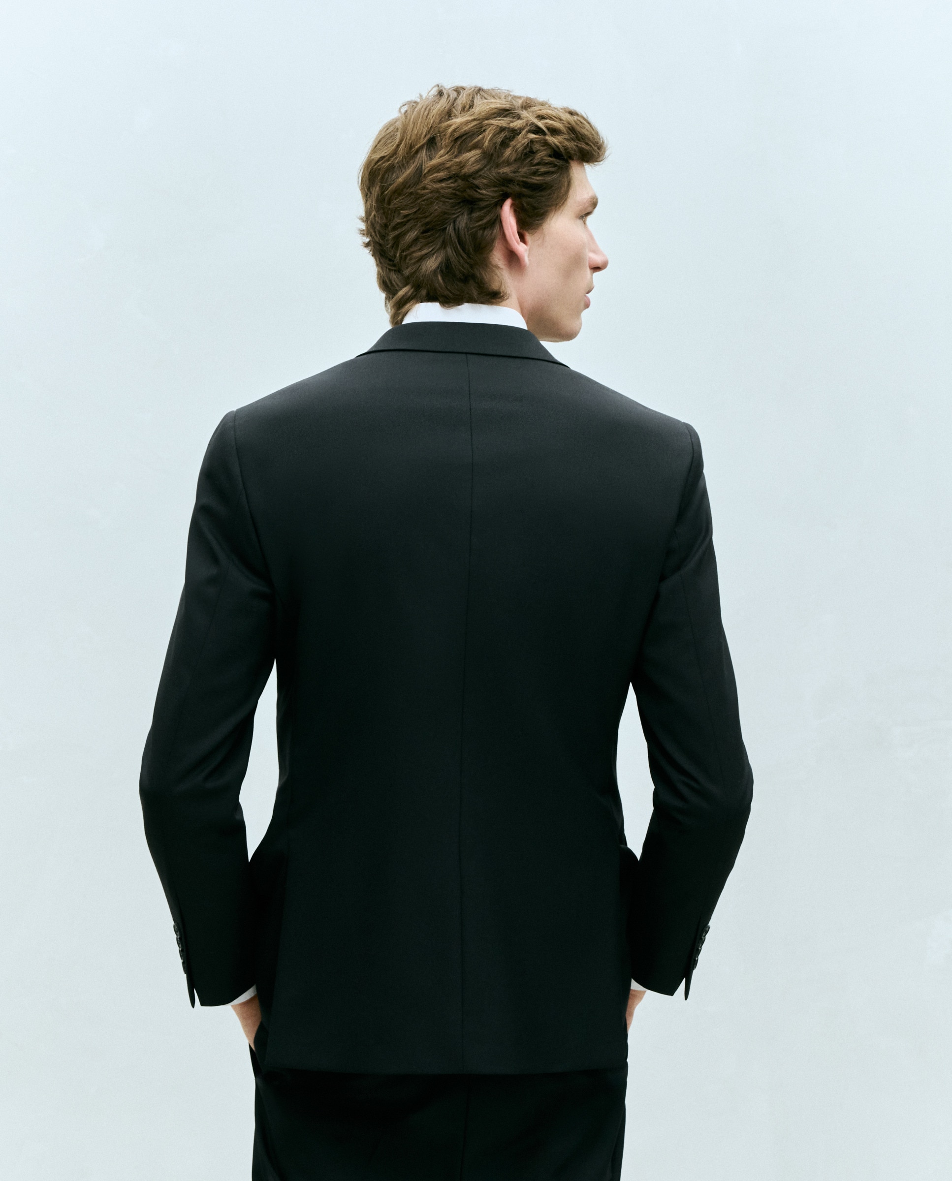 Casaco de Fato Separate Slim Preto-3