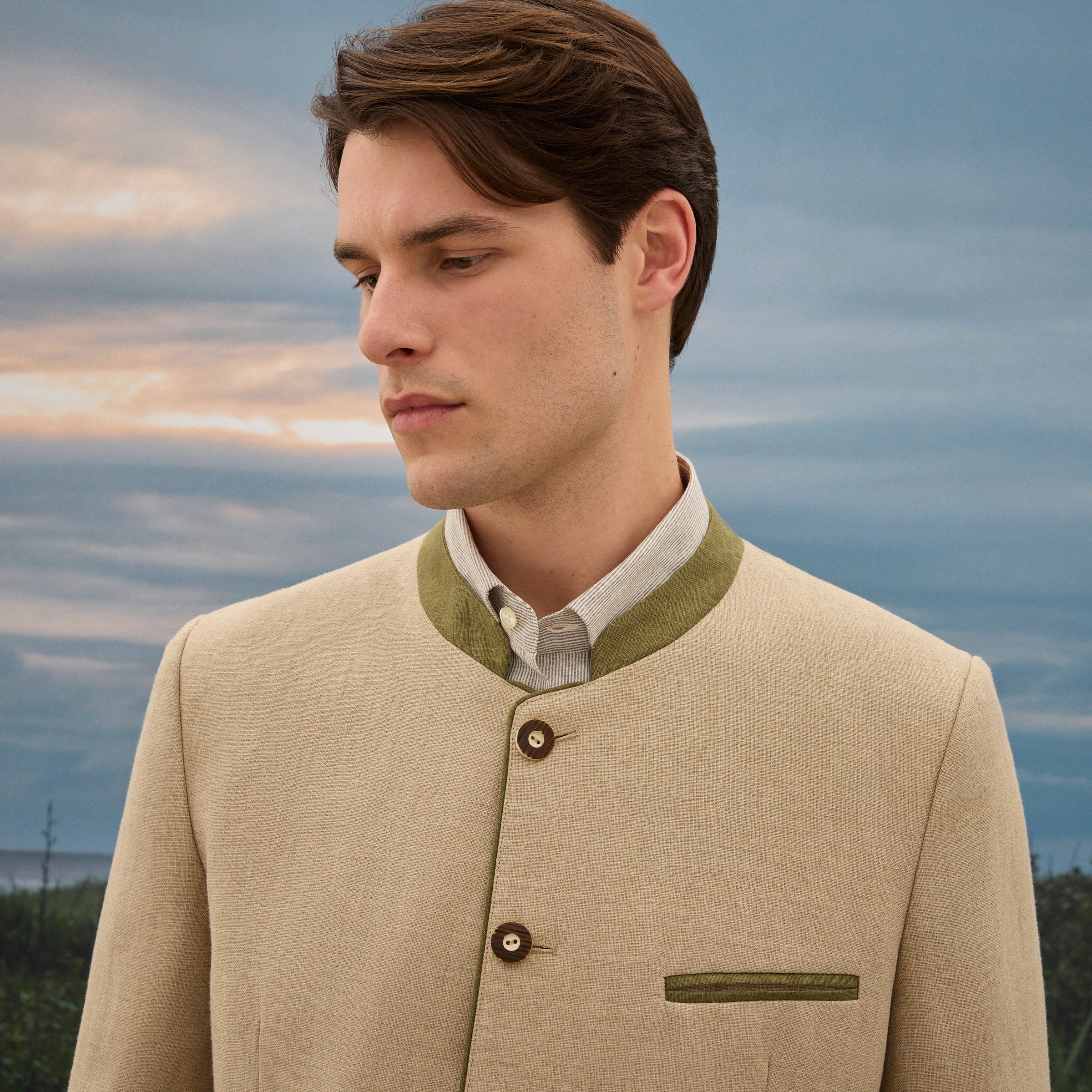 Imagem 0 de Casaco Austríaco de Linho de Homem