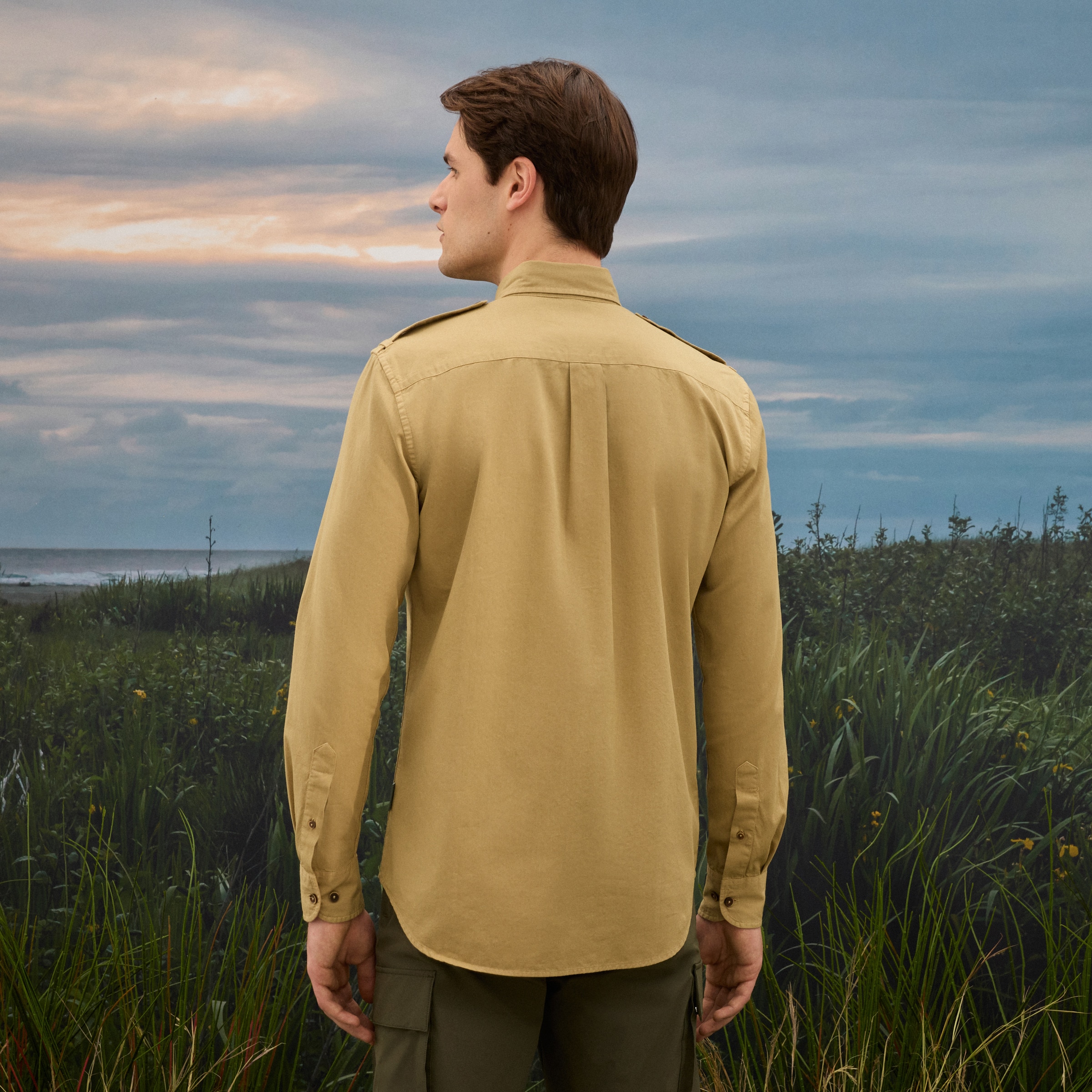 Camisa Safari de Homem Camel-3