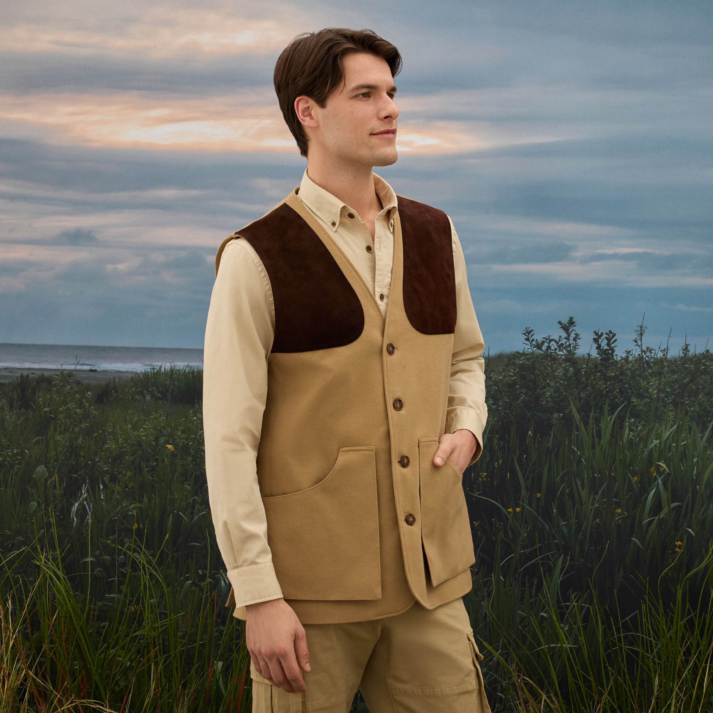 Imagem 0 de Colete de Homem com Puxador e Emblemas