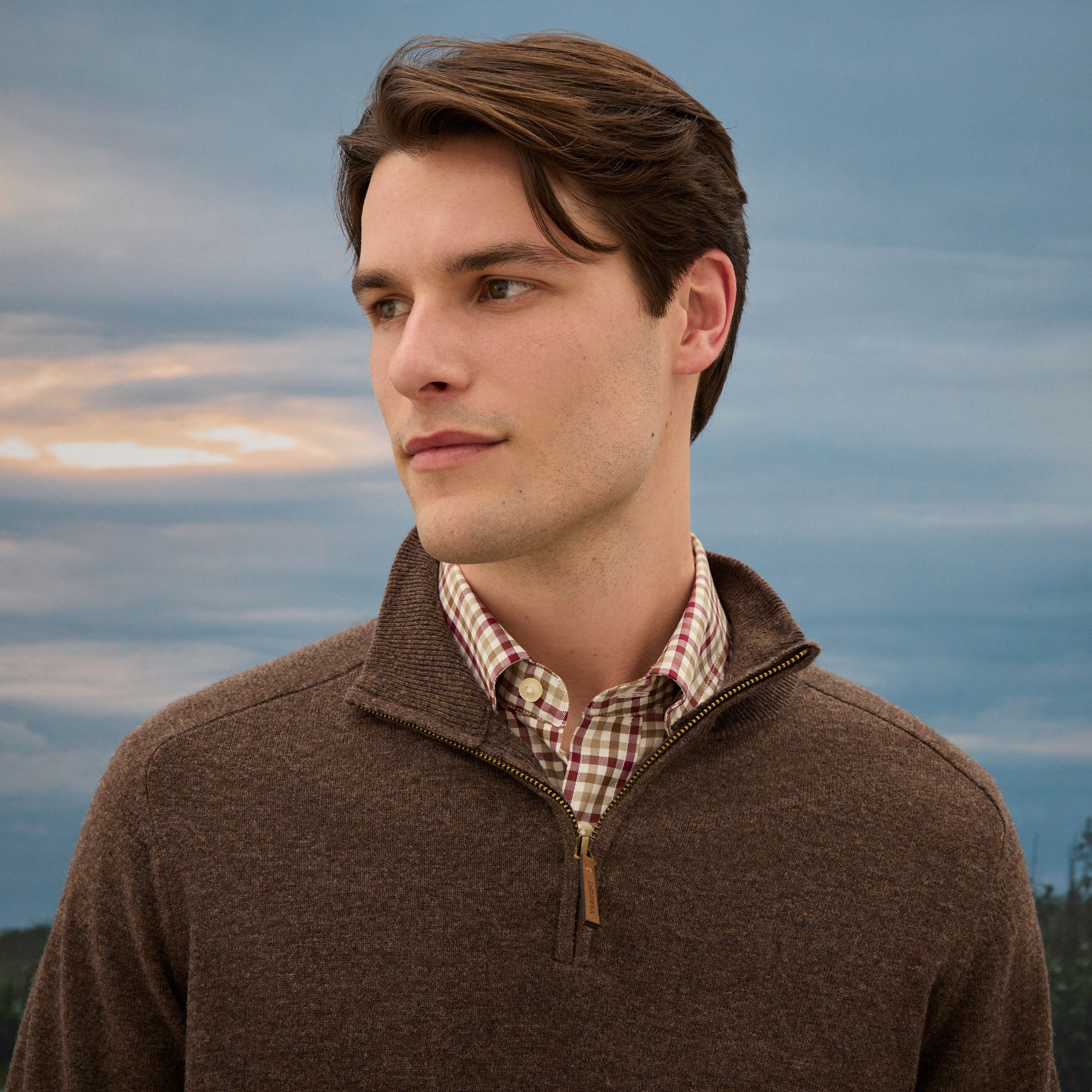 Imagem 0 de Camisola de Malha com Meio Fecho de Correr