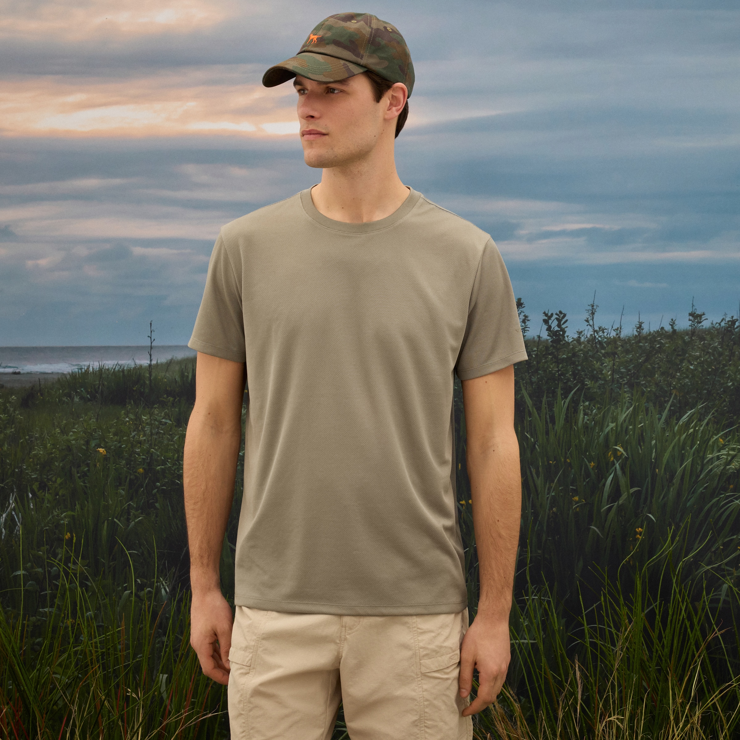 Imagem 0 de T-shirt de Manga Curta Básica Técnica de Homem