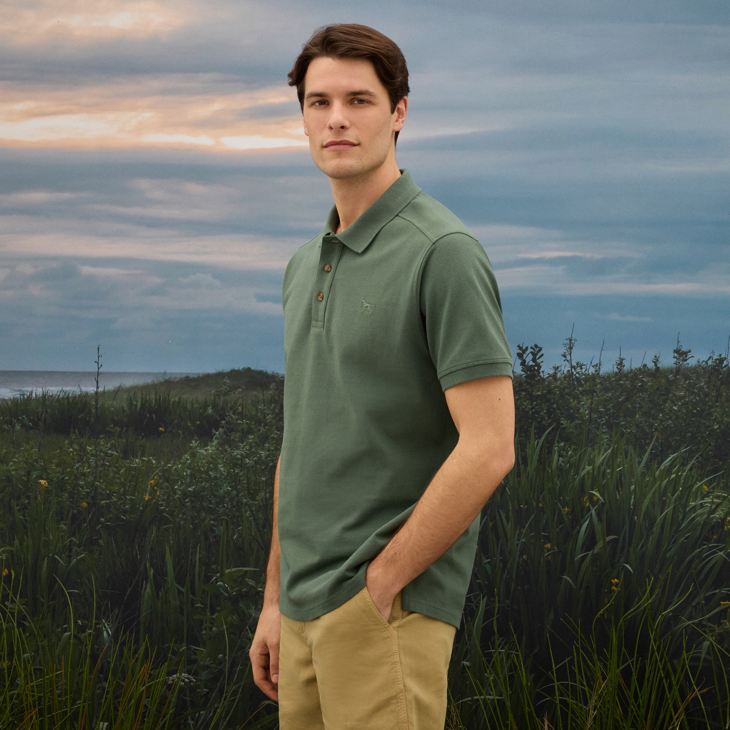 Imagem 0 de Polo Piqué com Manga Curta