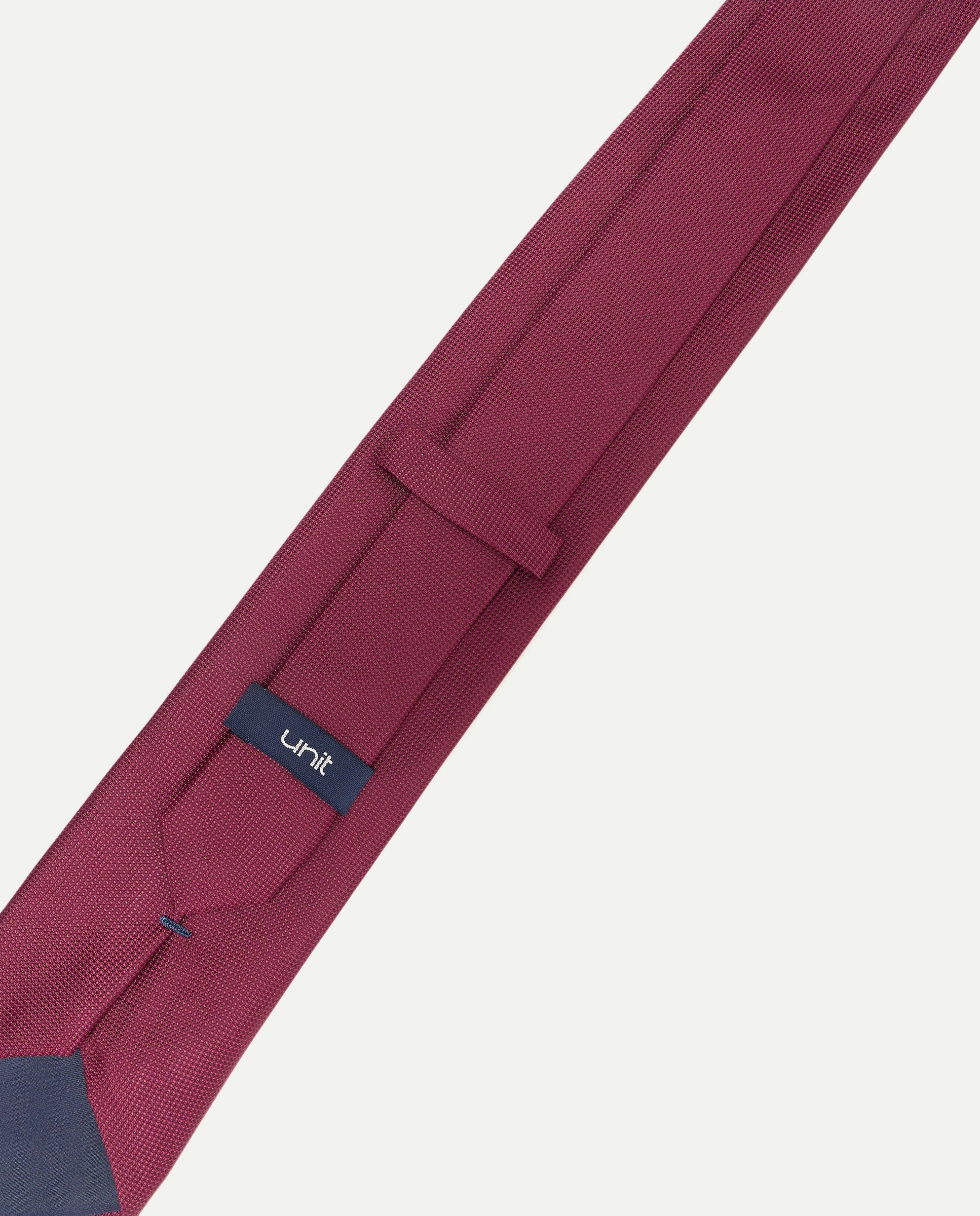 Corbata hombre 100% seda 290 Burdeos-3