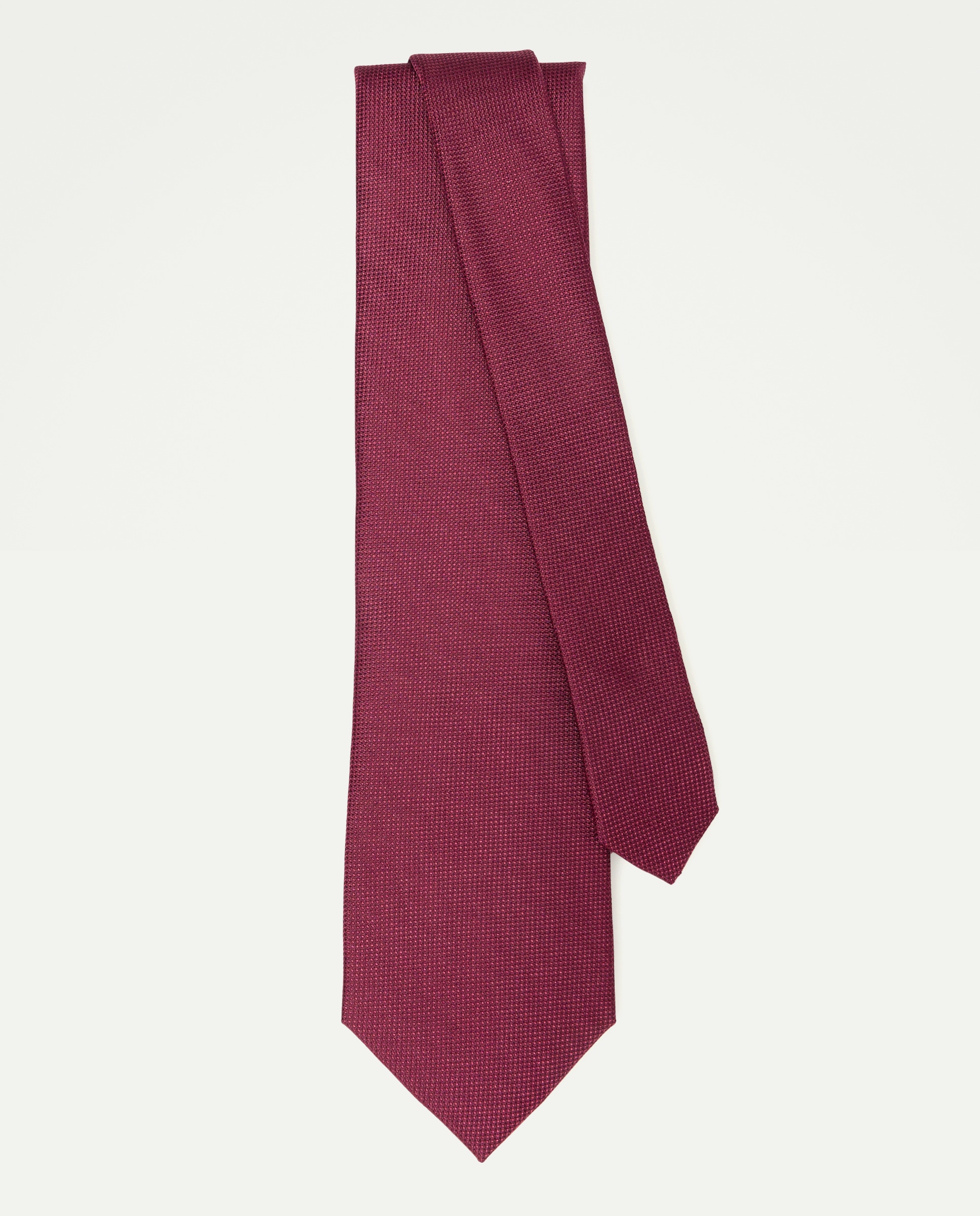 Corbata hombre 100% seda 290 Burdeos-2