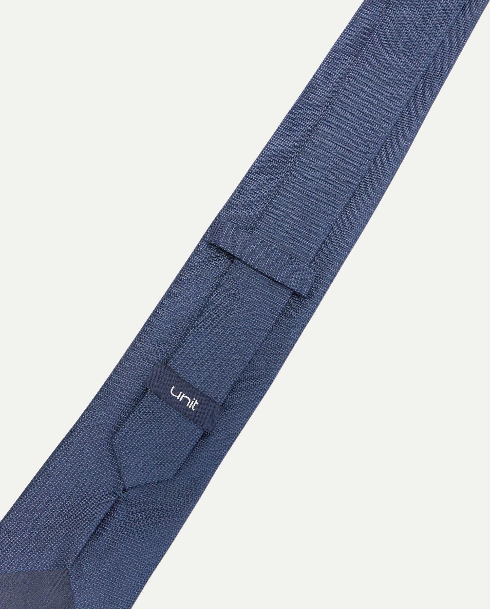Corbata hombre 100% seda Azul marino-3