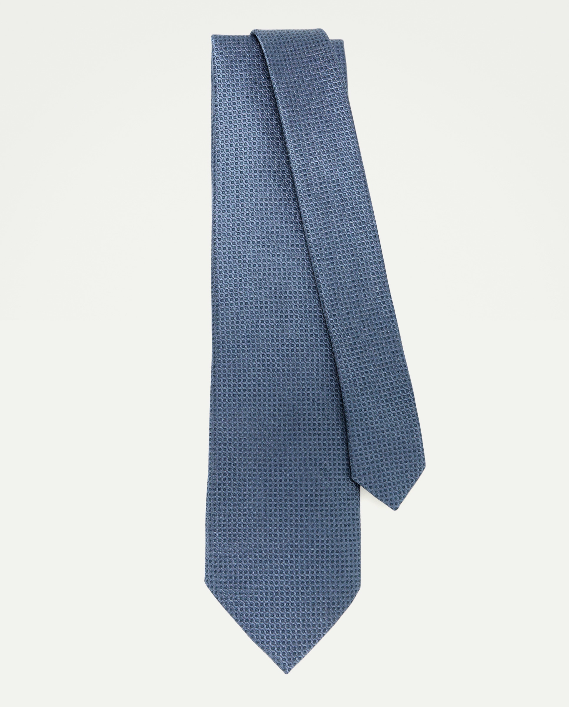 Corbata hombre 100% seda Verde-2