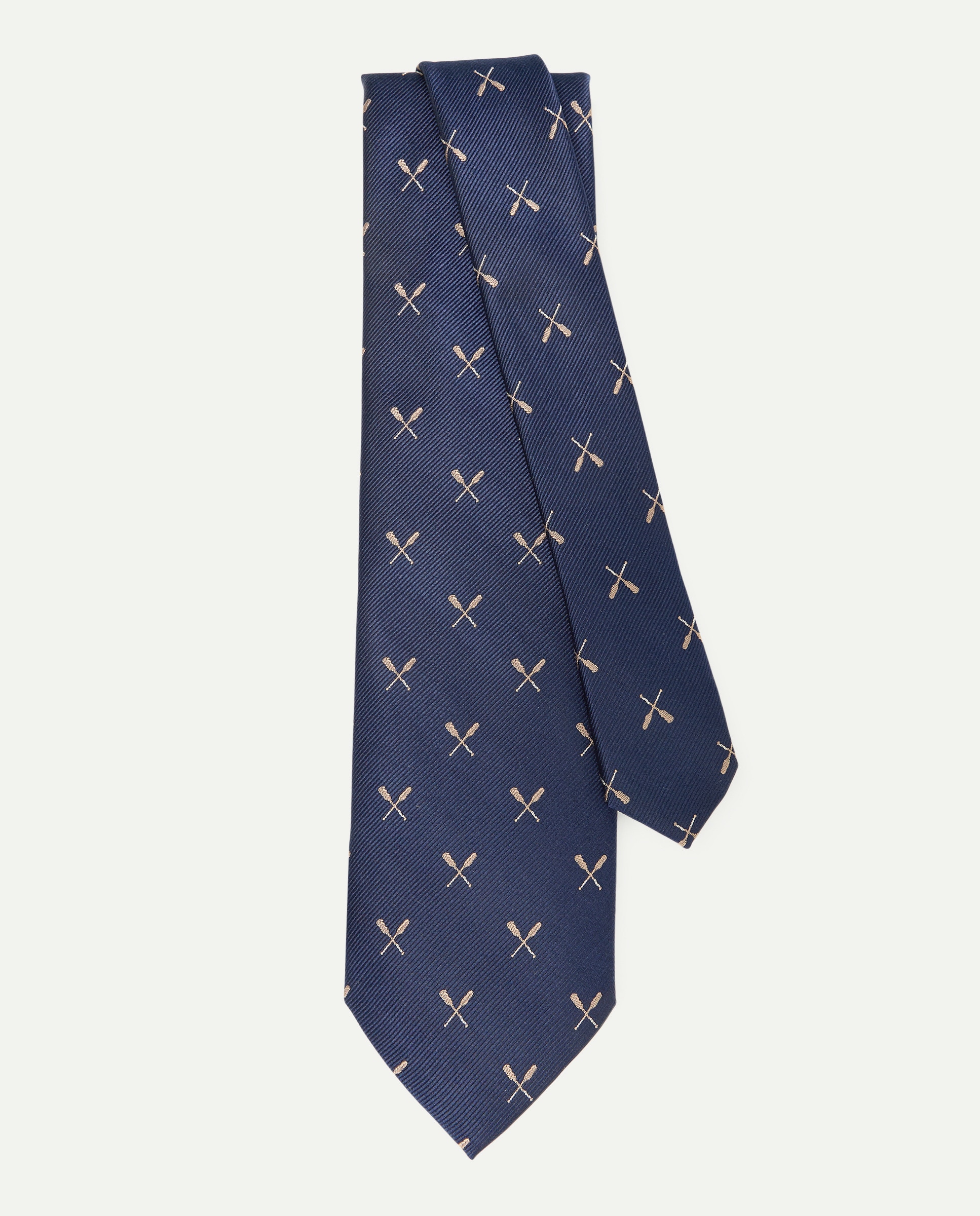 Corbata hombre 100% seda Azul marino-2