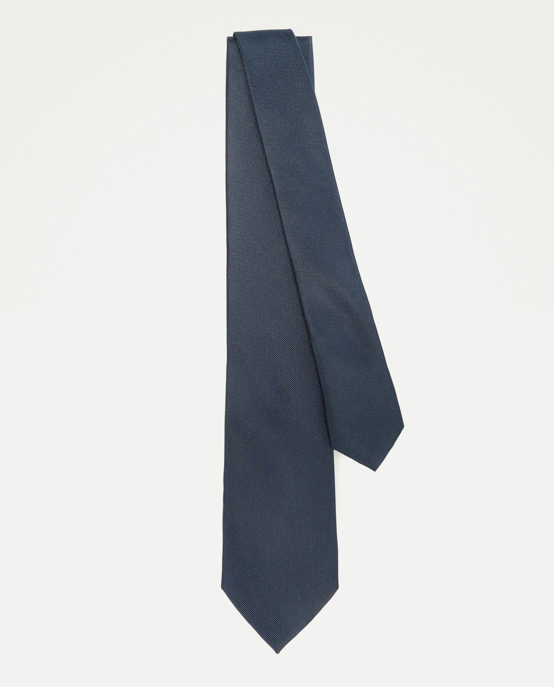 Corbata seda hombre pala fina 440 Azulón-2