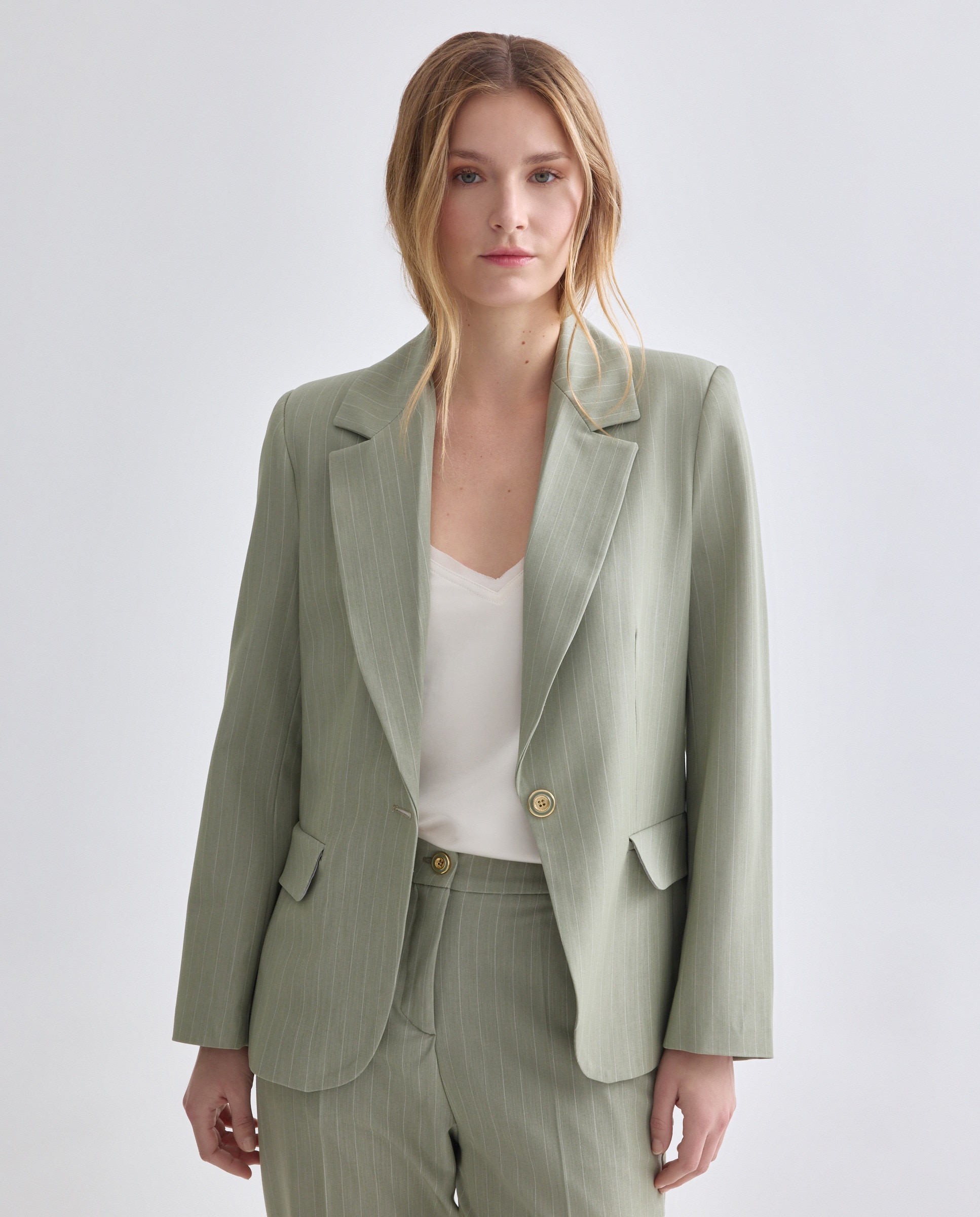 Imagem 0 de Casaco aos quadrados de mulher