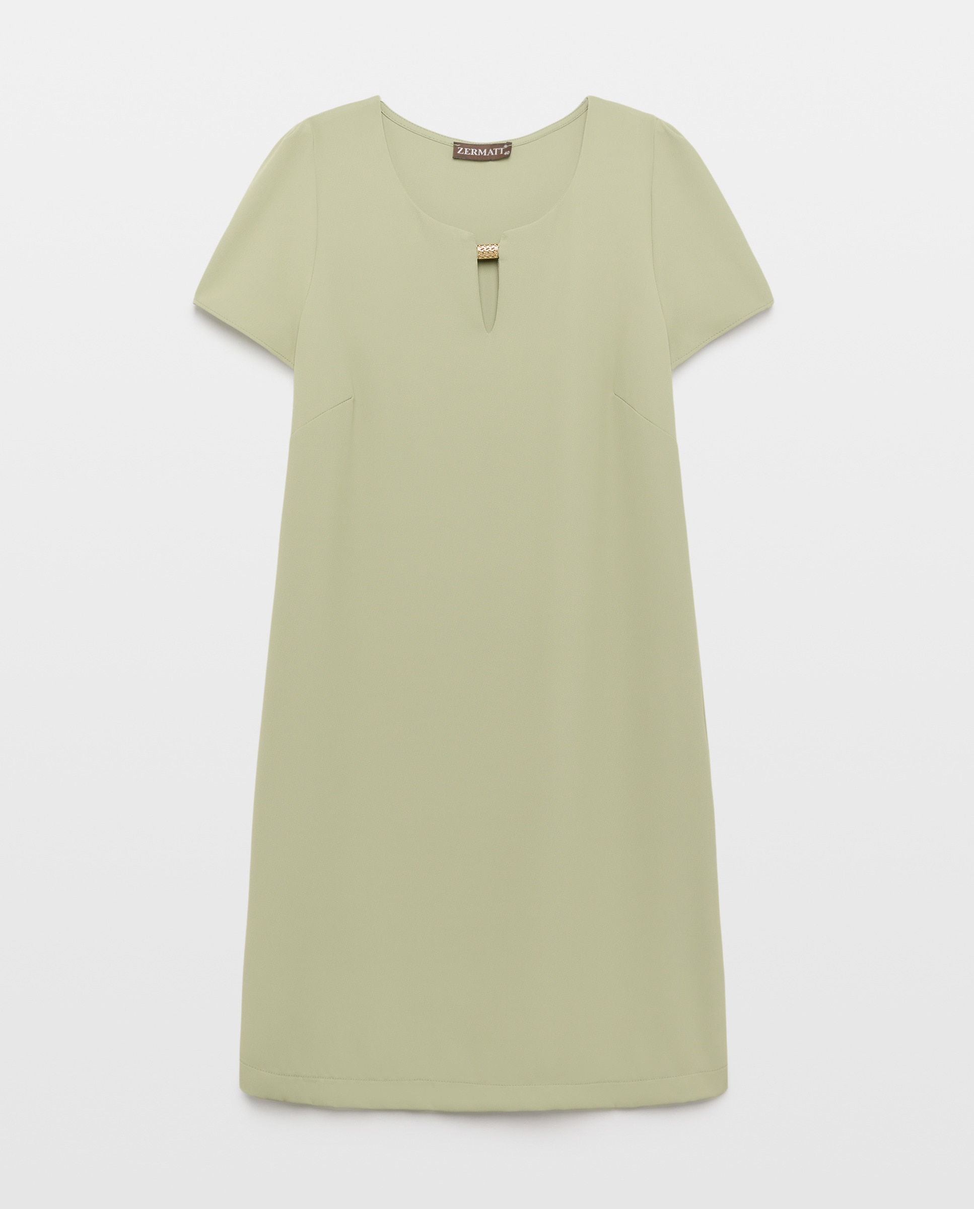 Imagem 0 de Vestido Liso com Manga Curta