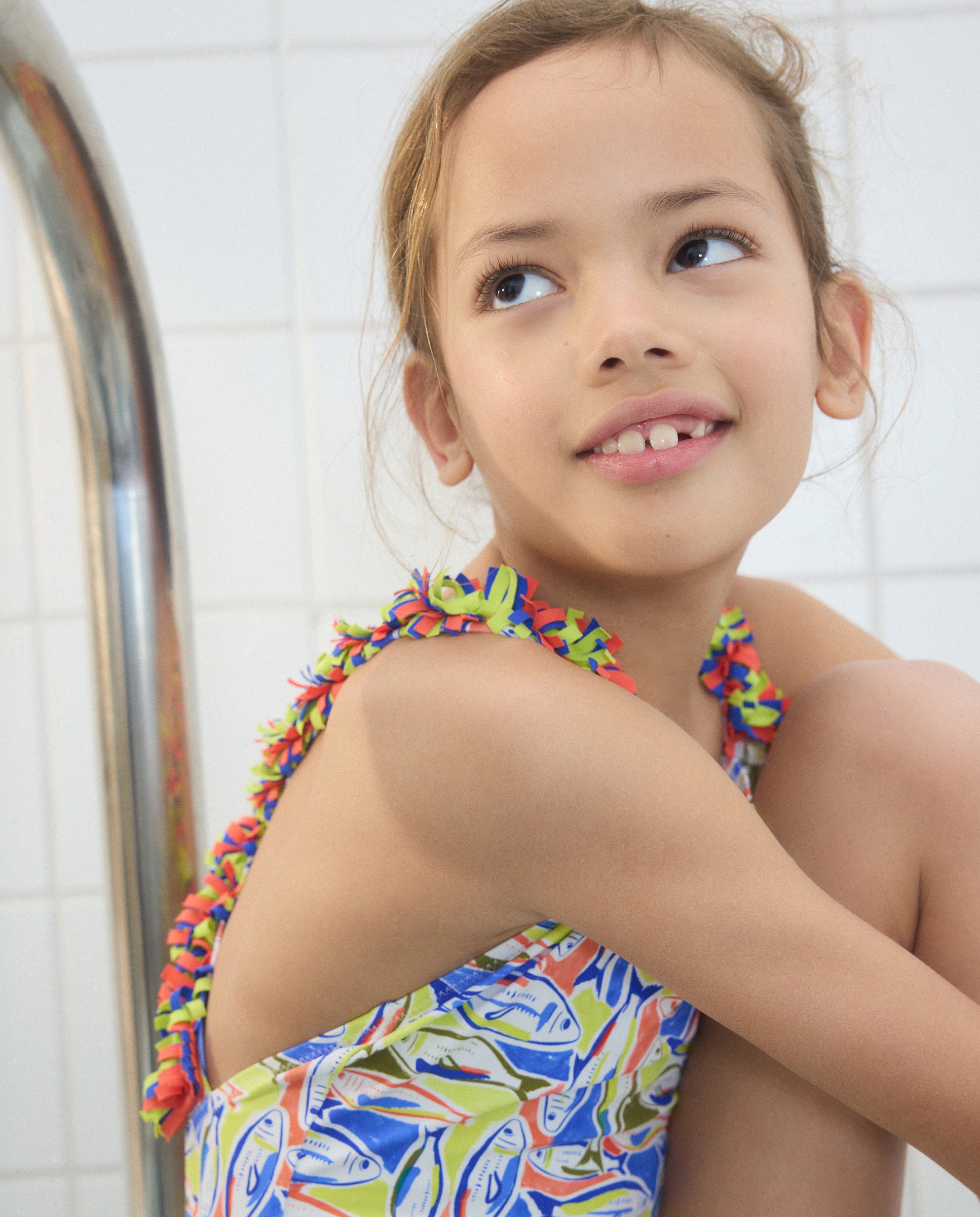 Fato de Banho às Cores com Peixes Abstratos Fru Fru Kids El Corte Inglés Multicolor-2