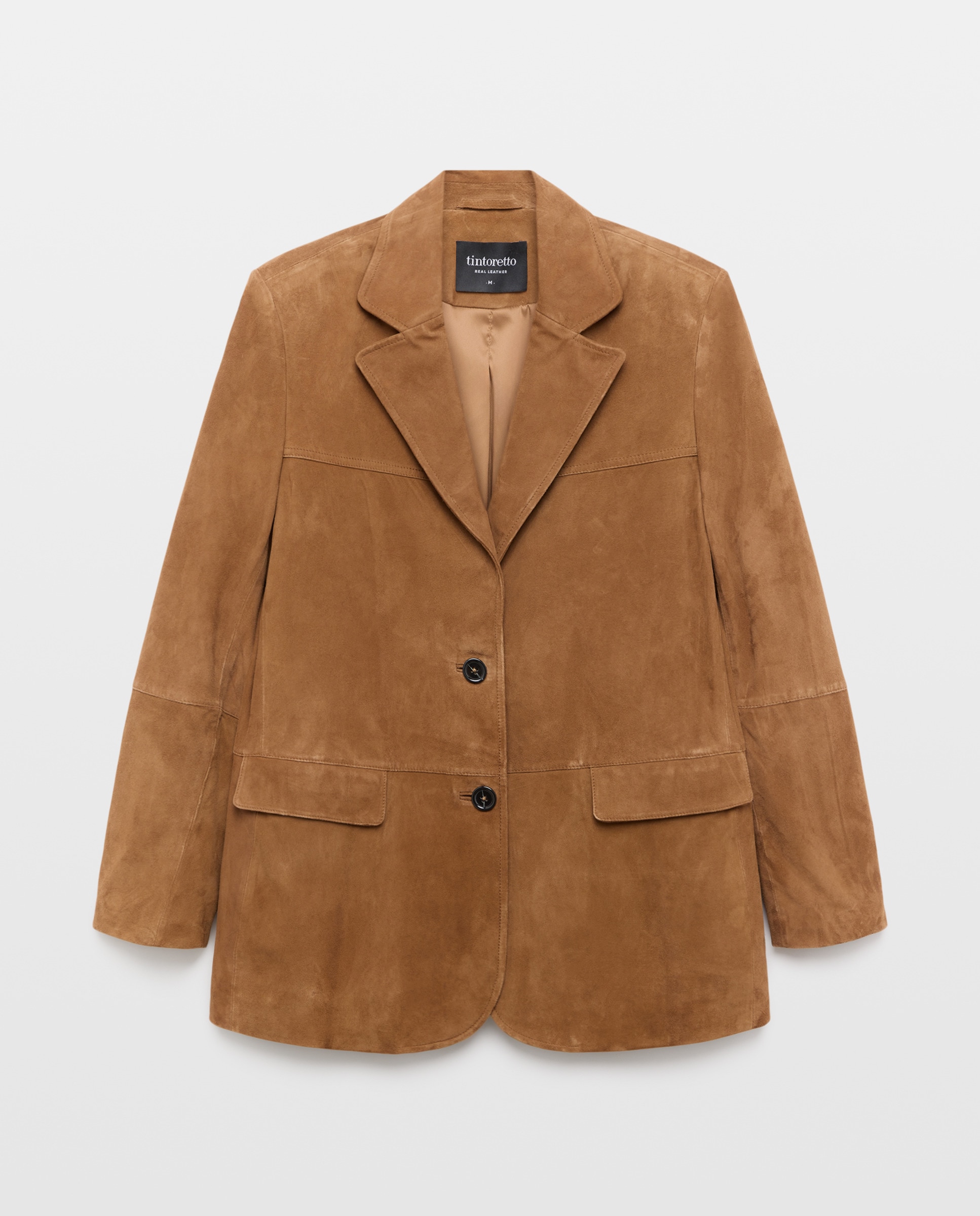 Blazer de Camurça 730 Camel-5