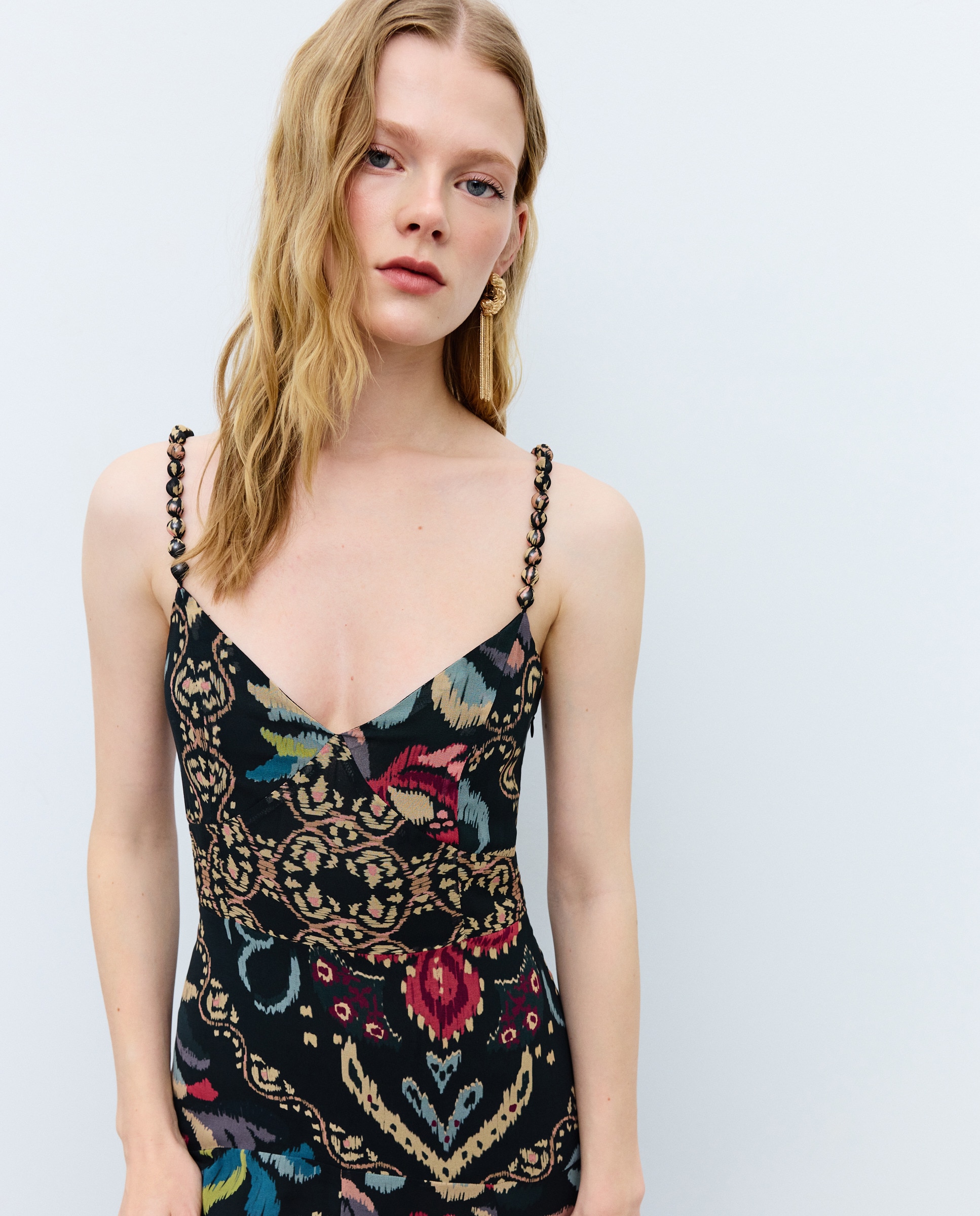 Vestido de Alças com Faixa Preto-4