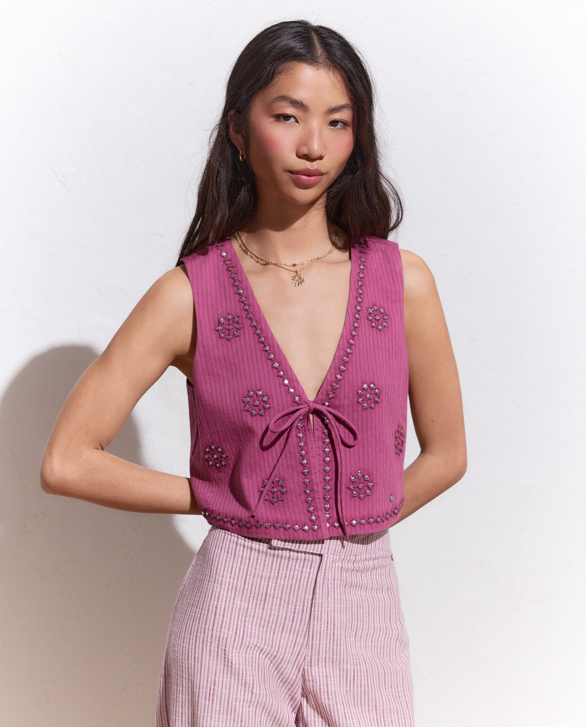 Imagem 0 de Colete com Laços com Espelhos