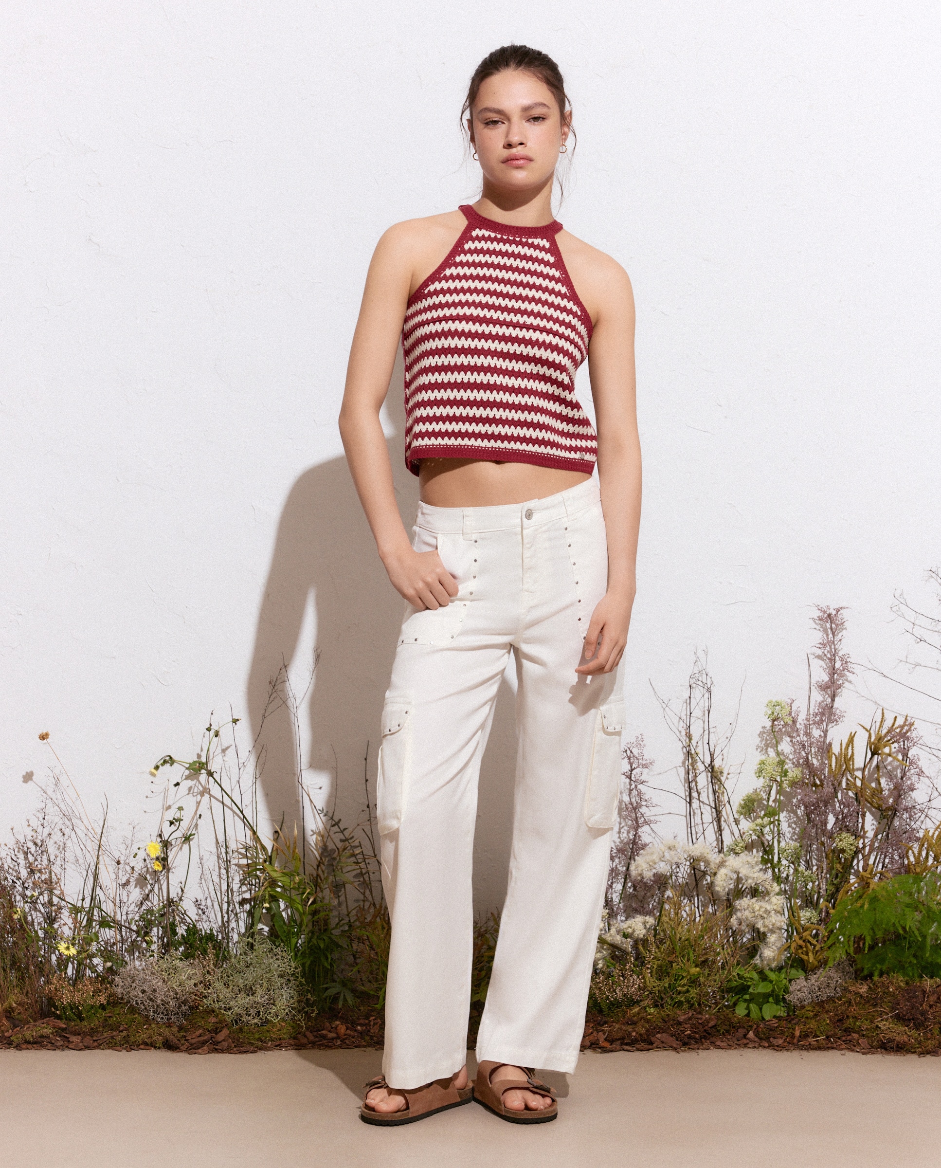 Top Liso de Tricot 770 Terracota-3
