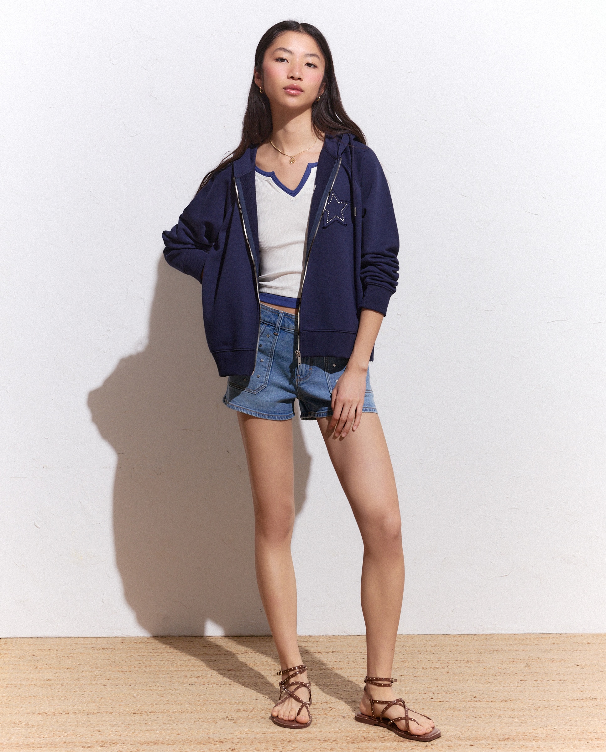 Imagem 0 de Calções Lisos de Algodão