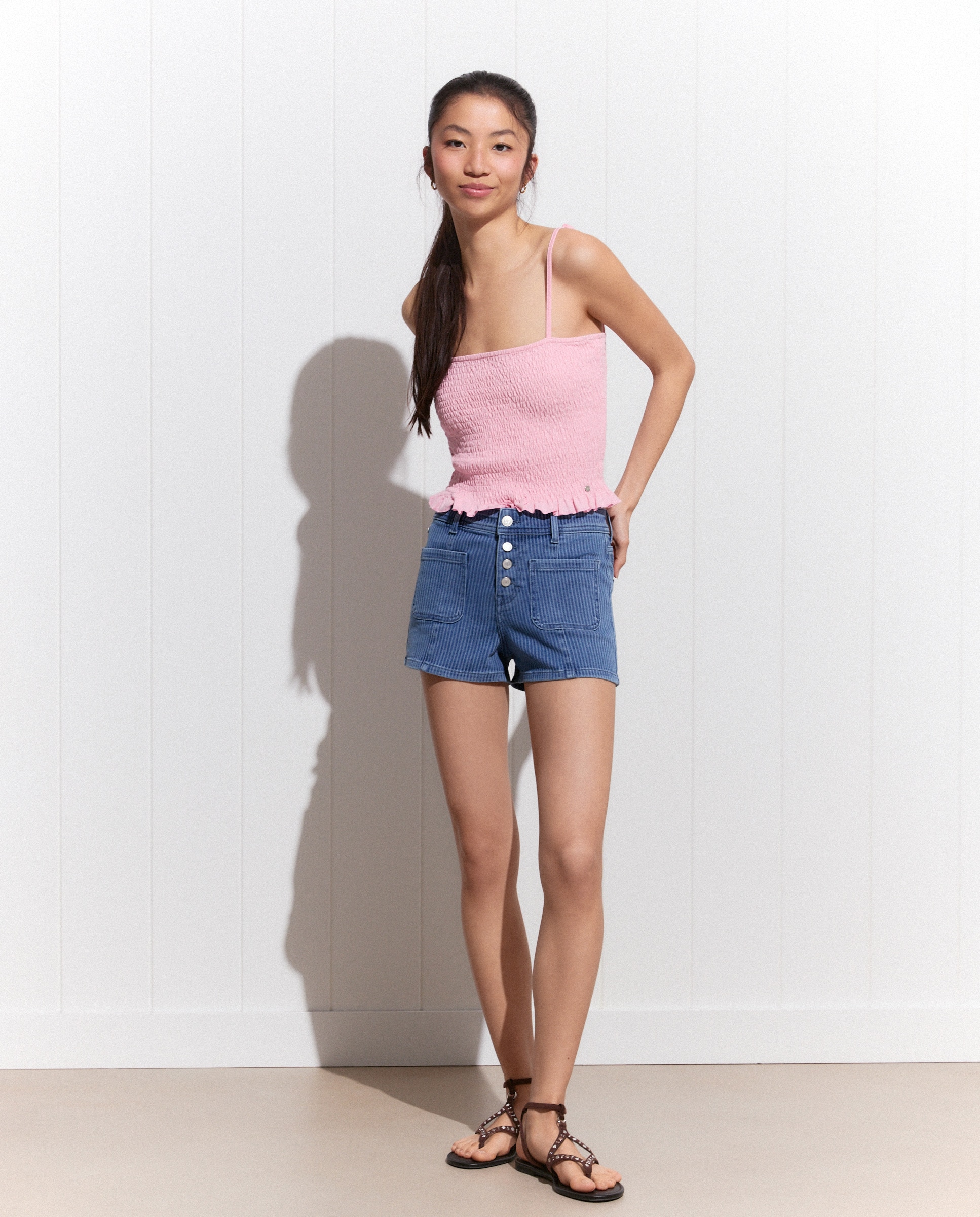 Imagem 0 de Calções Lisos de Algodão