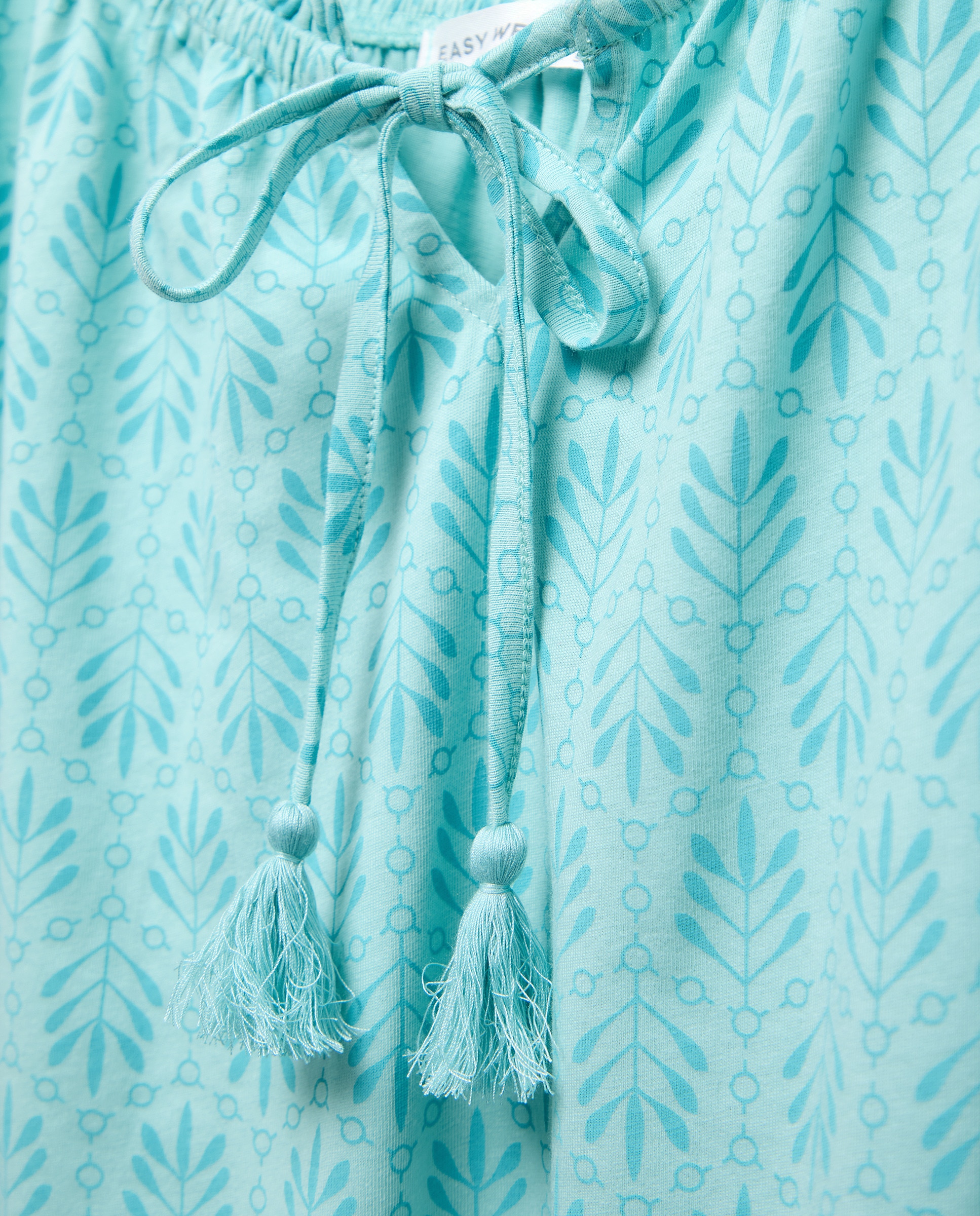 Camisa de Dormir Estampada 510 Verde Claro-4