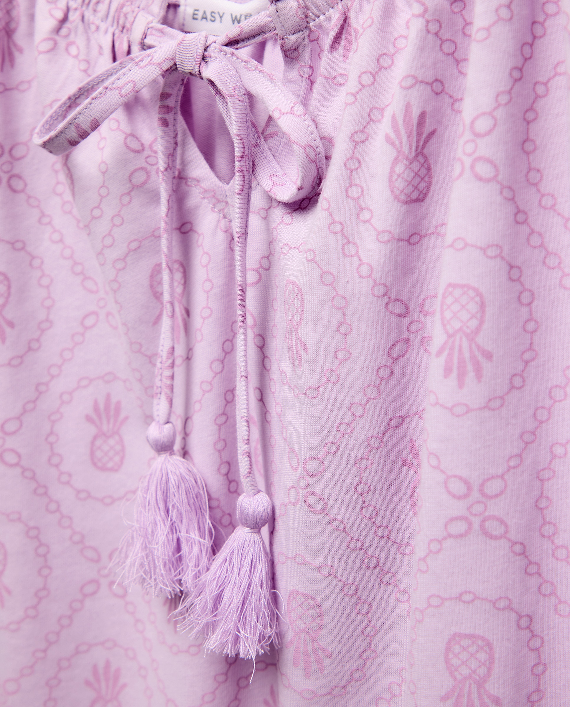 Camisa de Dormir Estampada 284 Lilás-4