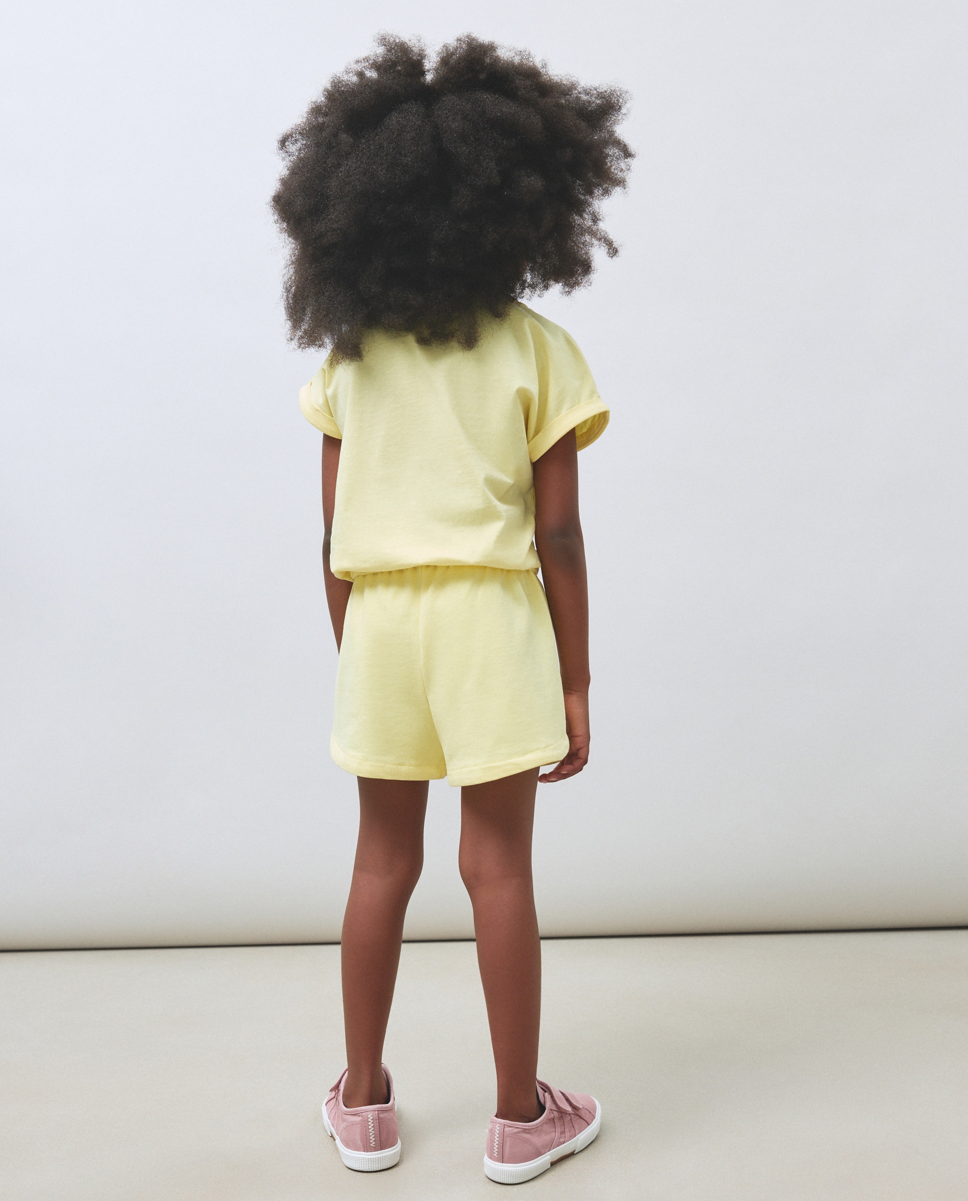 T-shirt de Alças com Elástico na Parte Inferior e Fantasia Kids El Corte Inglés Amarelo-3