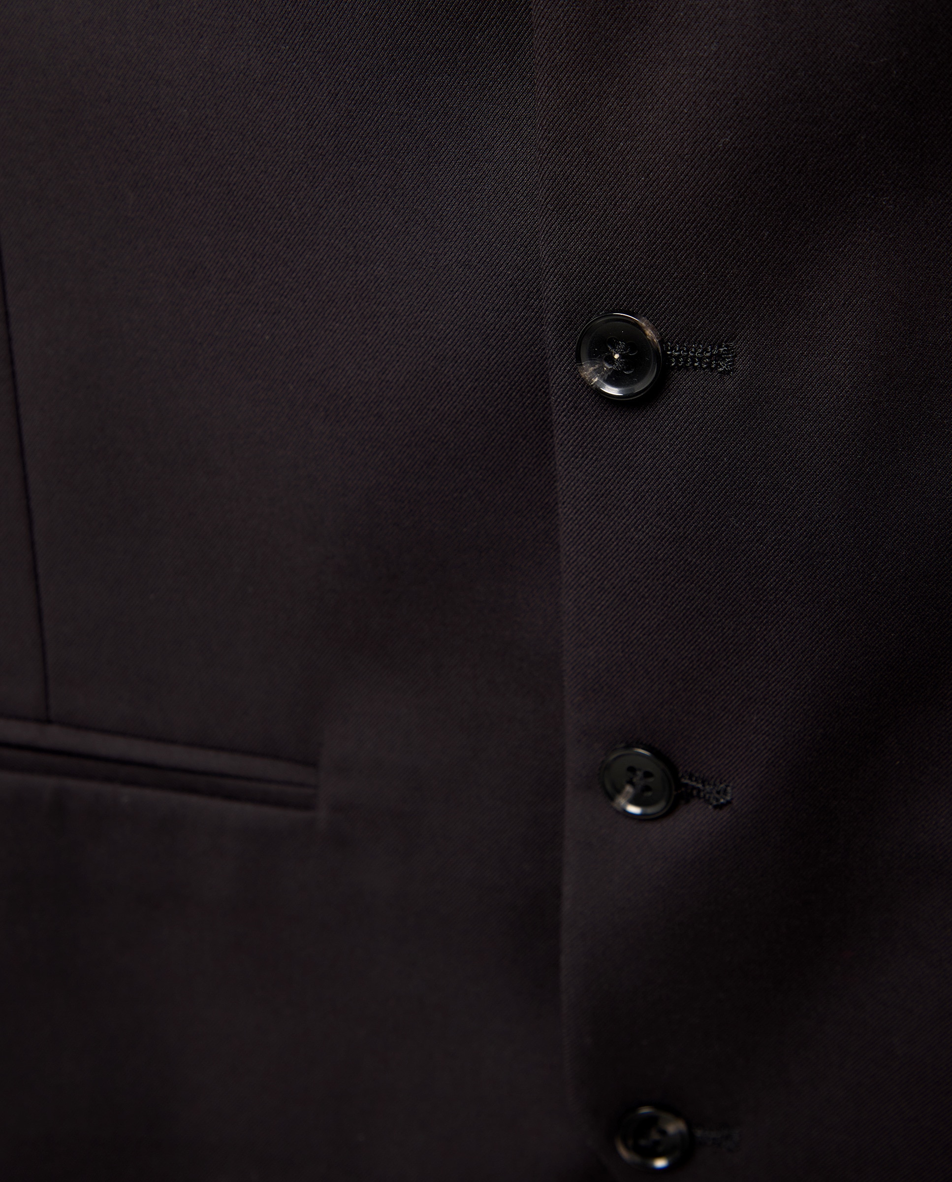 Chaleco de traje para hombre liso - Easy Wear - Negro Negro-5