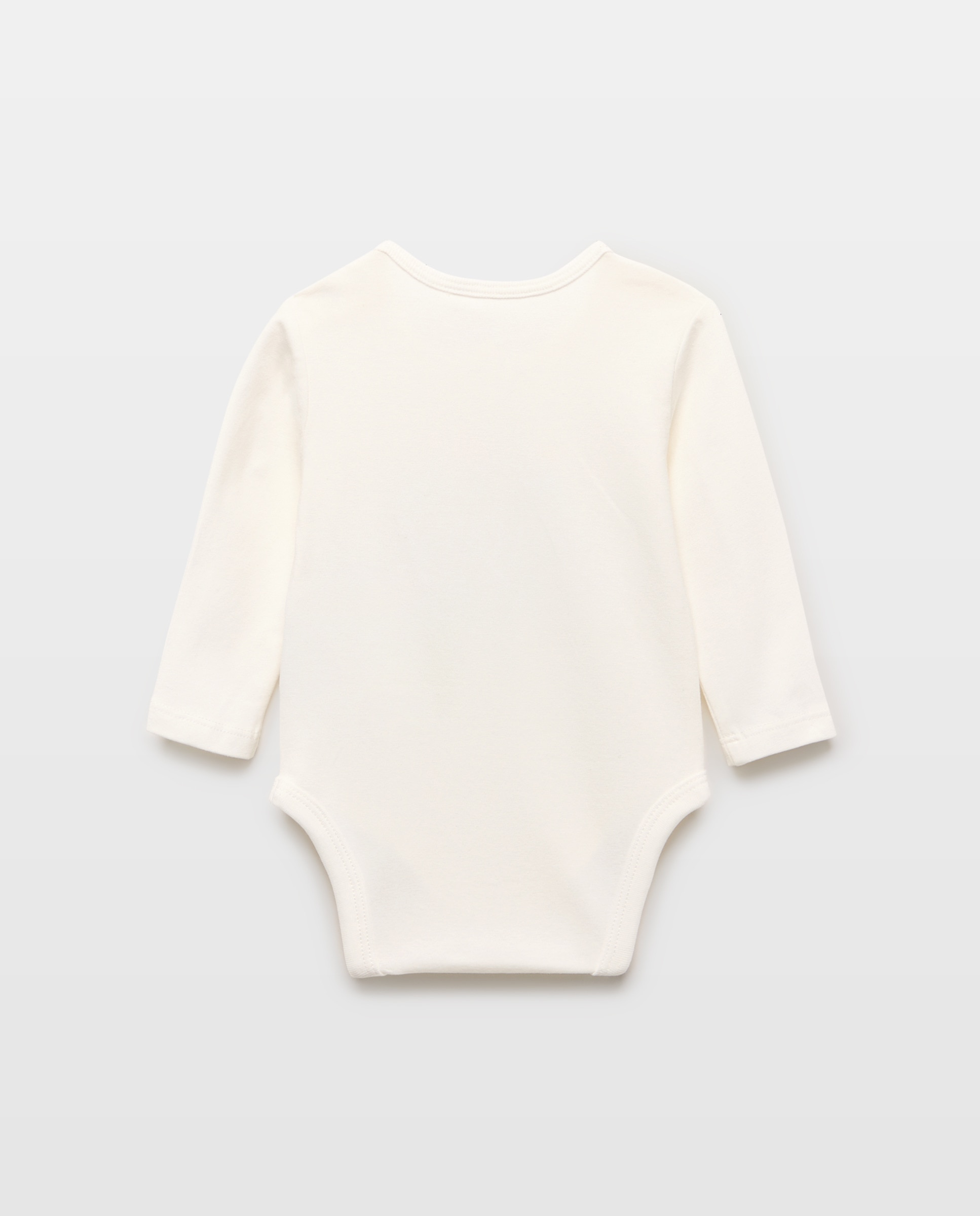 Body de Bebé com Mensagem de Tom em Contraste Baby El Corte Inglés Branco-marfim-2