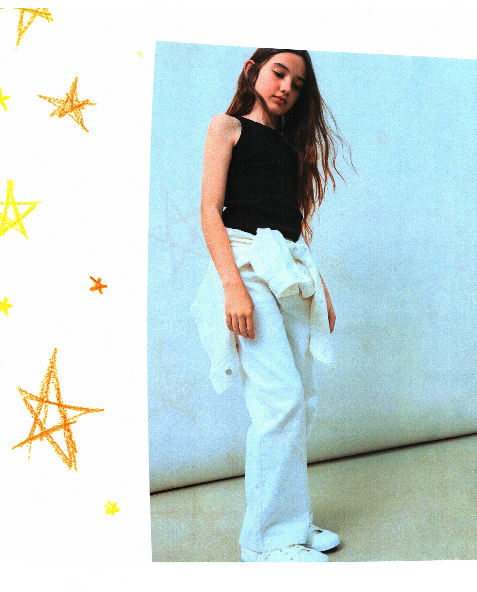 Imagem 0 de Calças de Sarja Coloridas Wide Leg