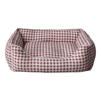 Cama Vichy Encarnada 78X58X23CM 1 unidade - Fred & Rita