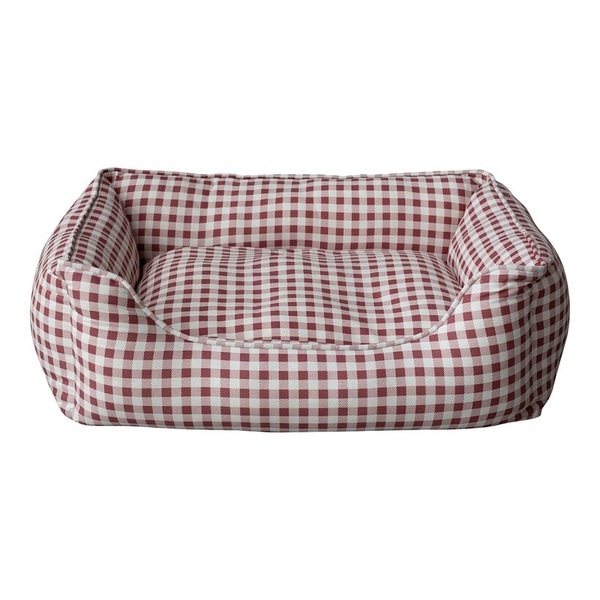 Cama Vichy Encarnada 78X58X23CM 1 unidade