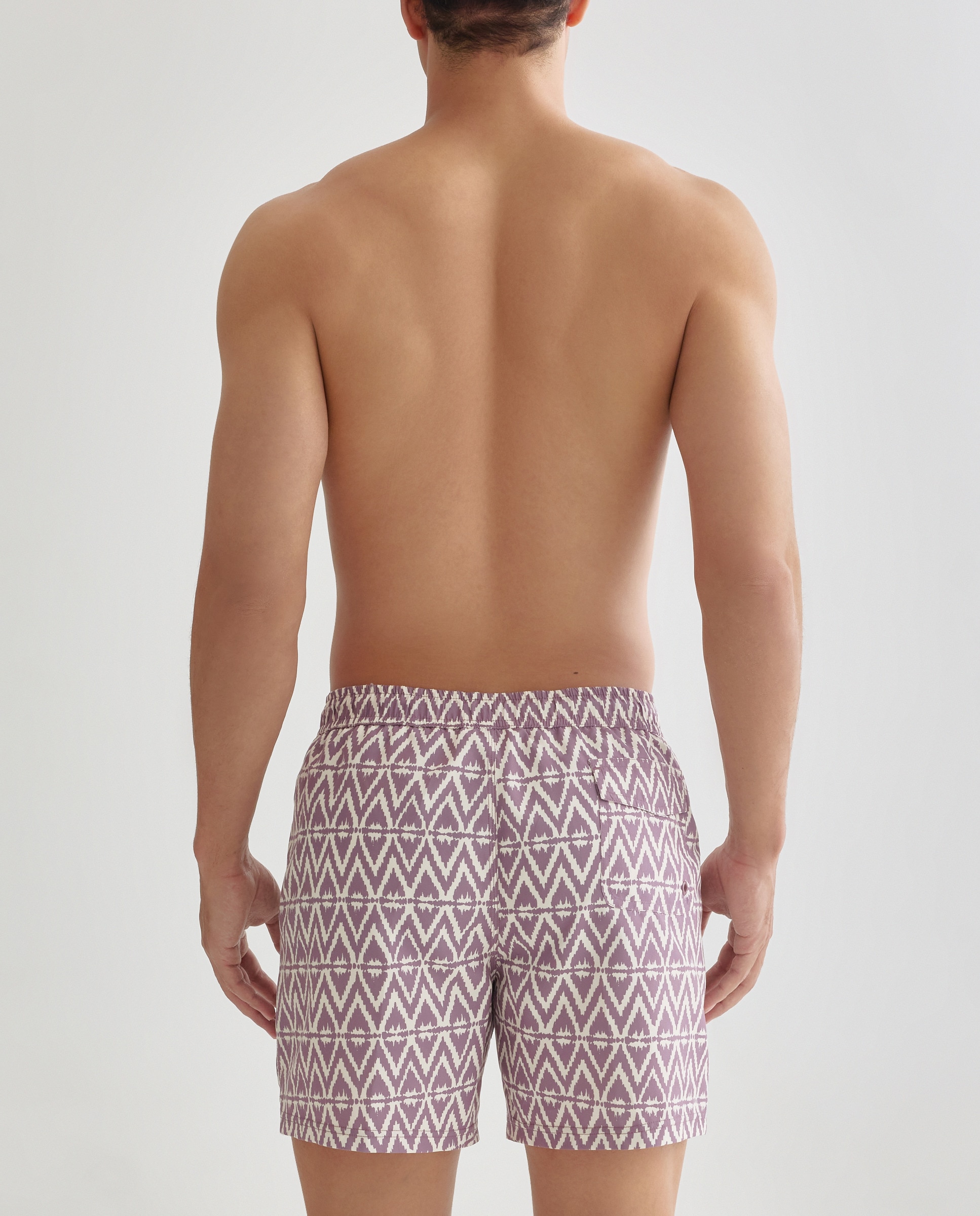Bañador estampado ikat hombre 282 Malva-2