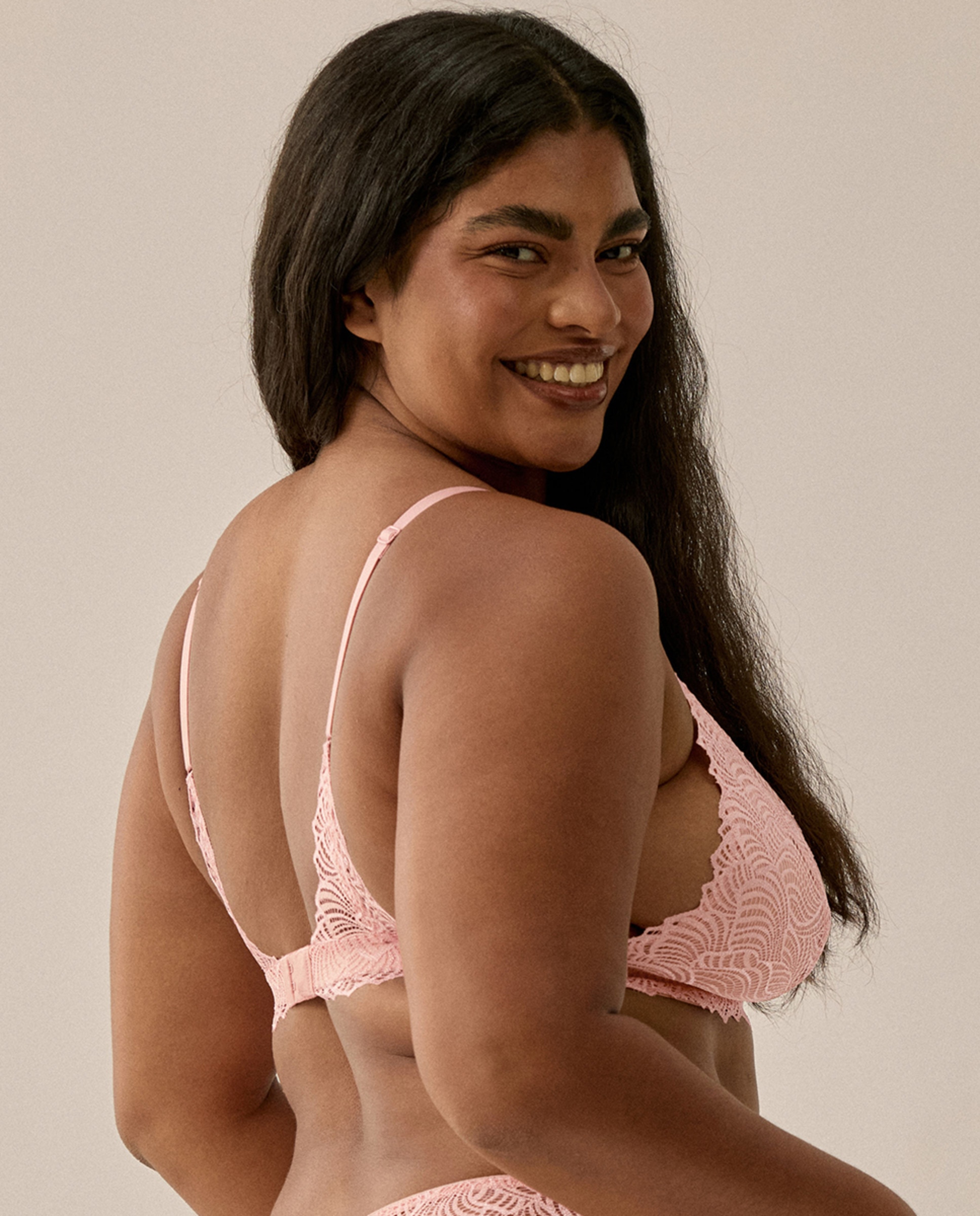 Soutien Triangular sem Aro Rosa-claro-3