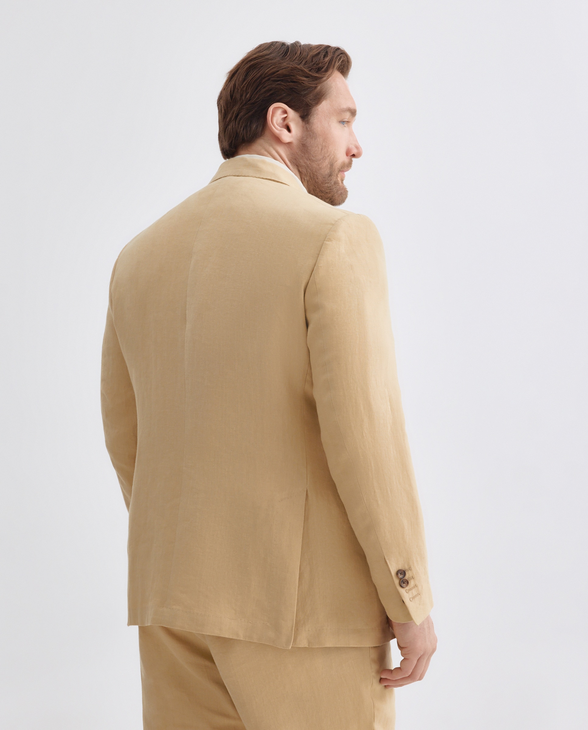 Casaco de homem Bege-3