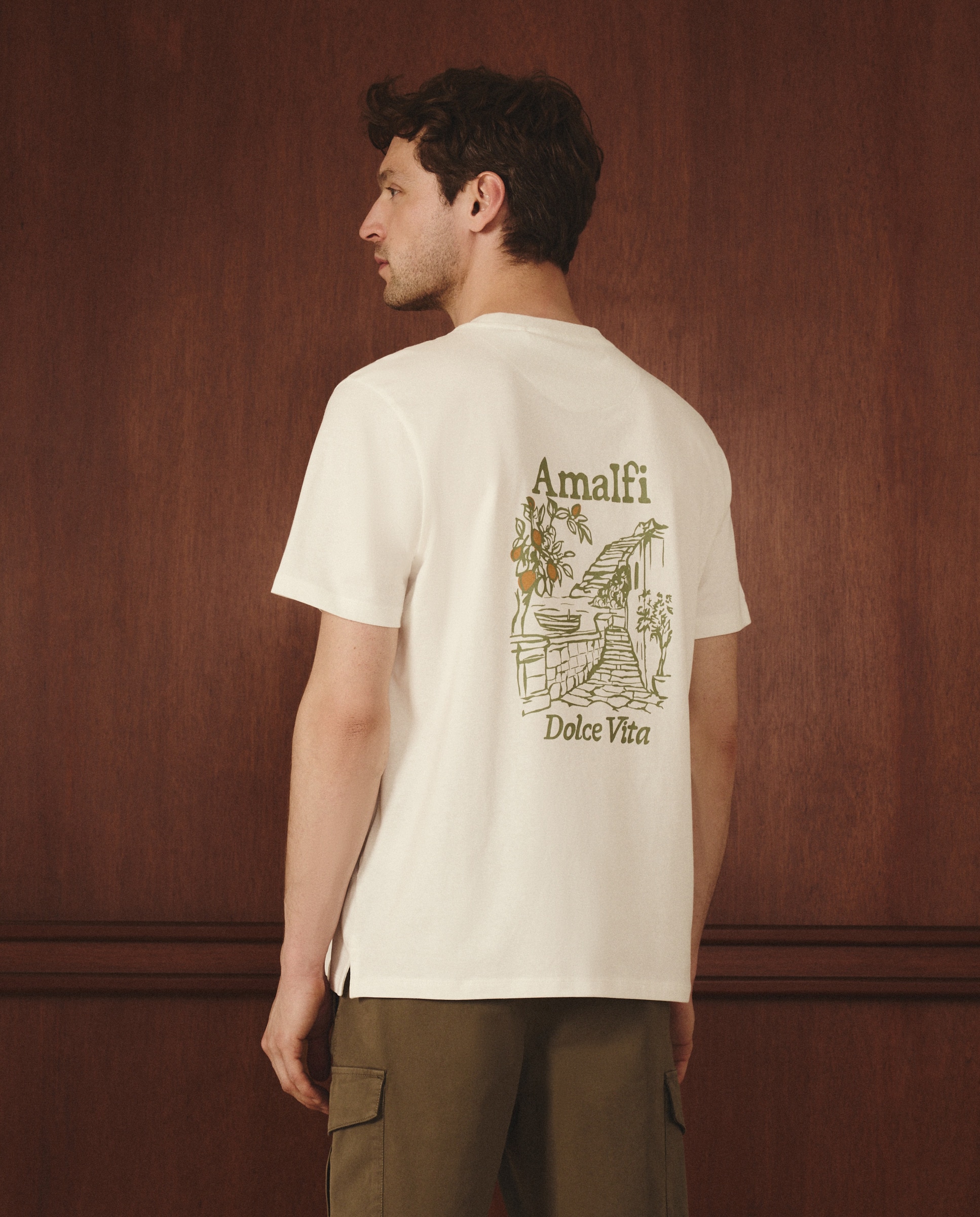 T-shirt com Estampado Branco-3