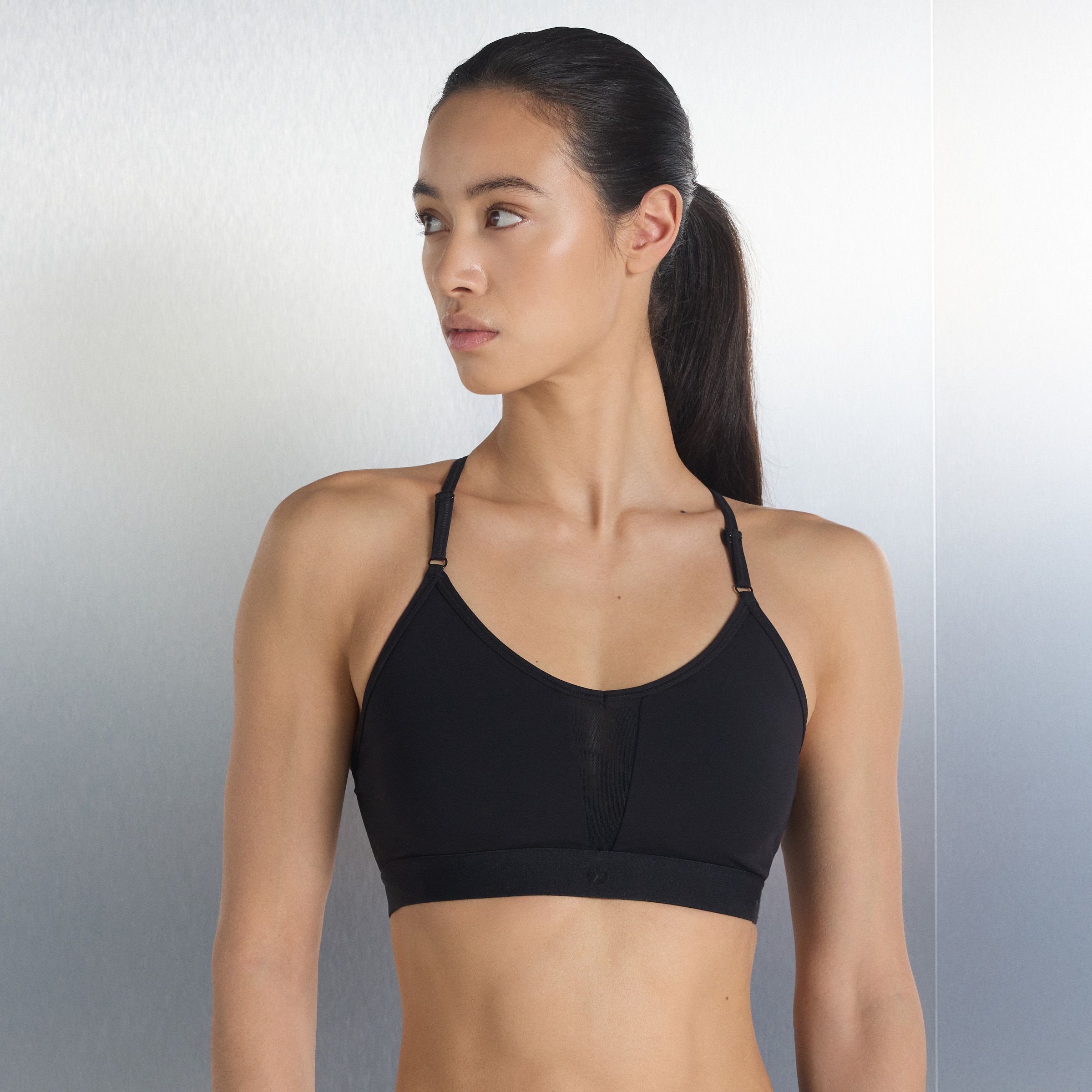 Soutien de Training de Médio Impacto de Mulher Preto-1