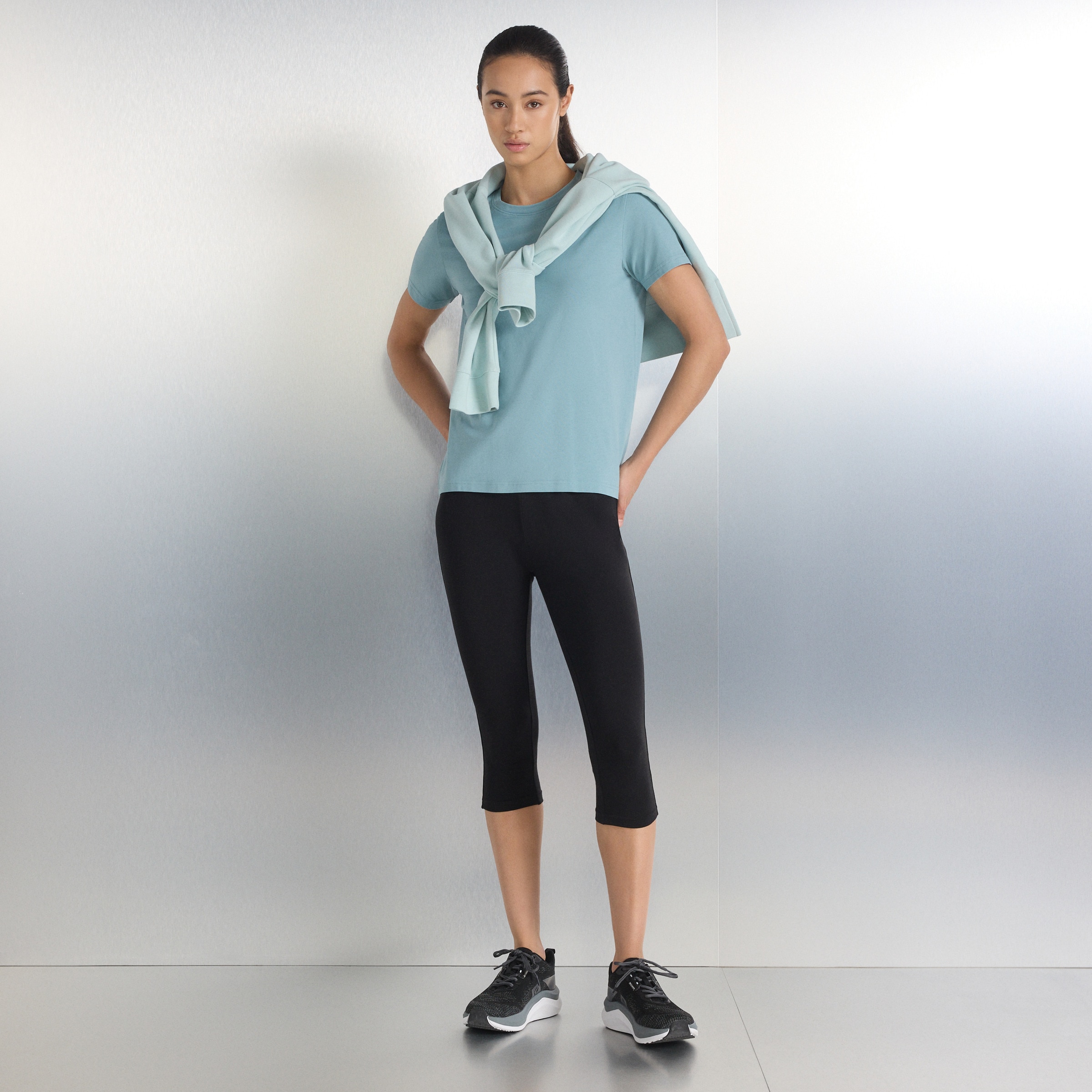 Leggings Sportcasual de Mulher Preto-1