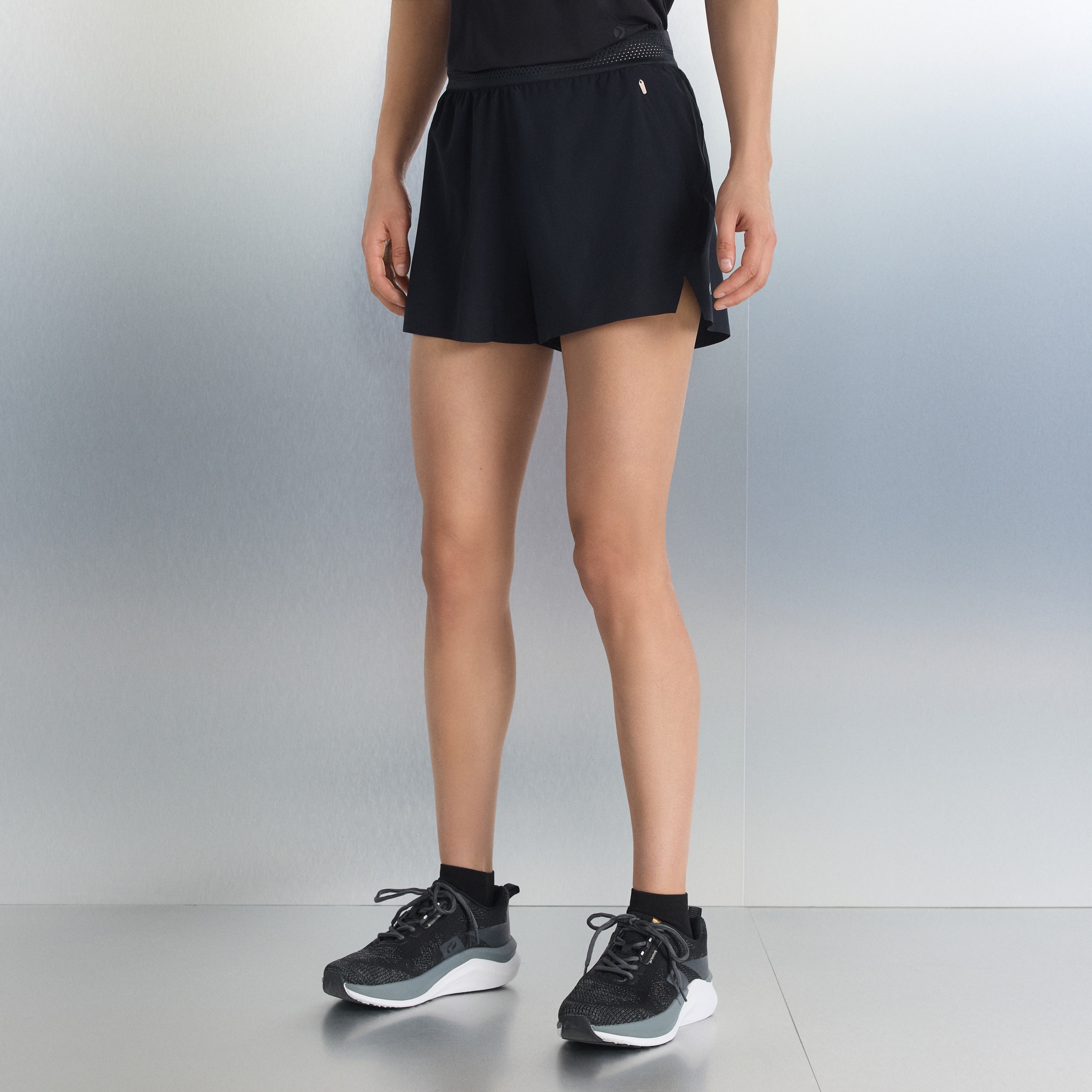 Calções de Training de Mulher Preto-2