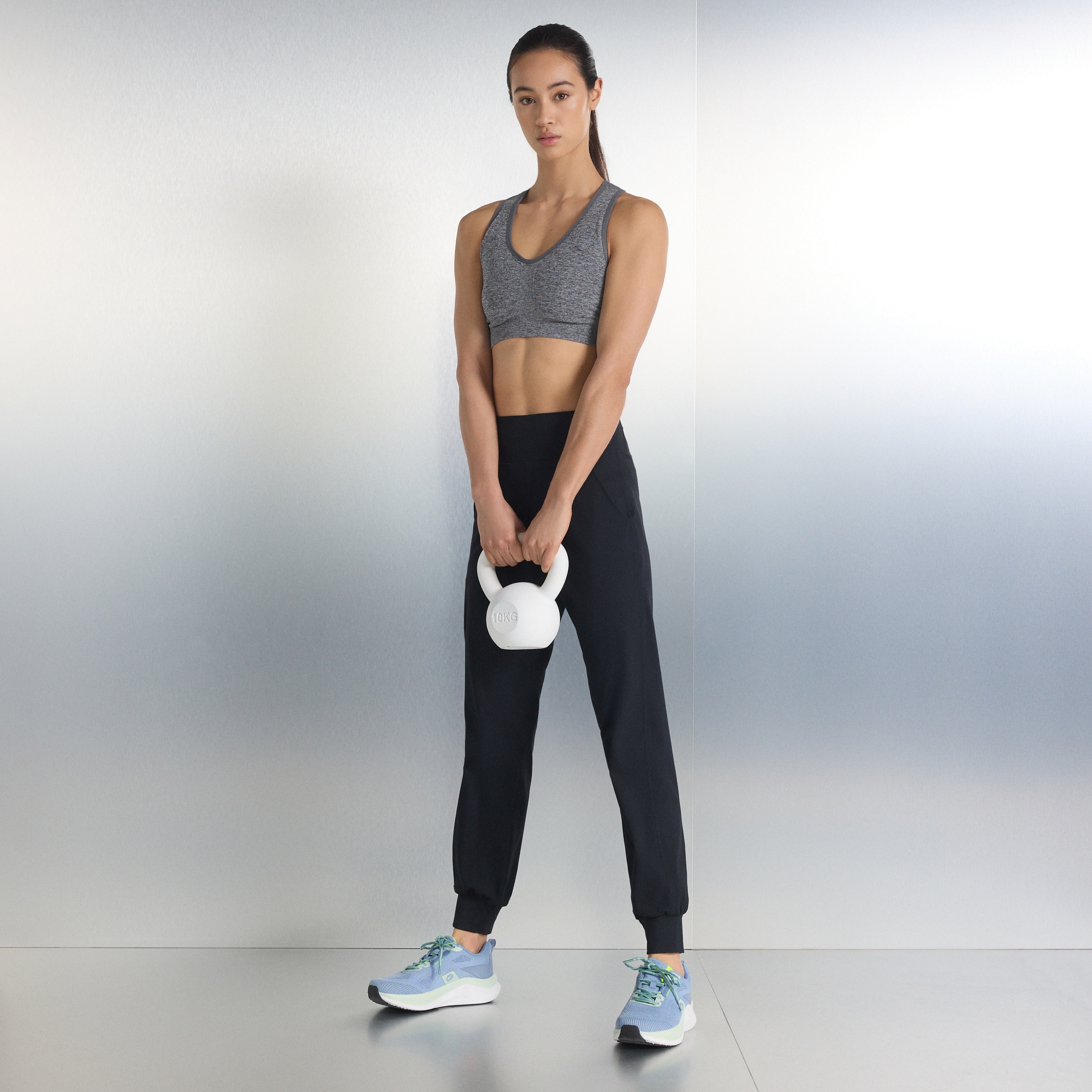 Calças de Training de Mulher Preto-1