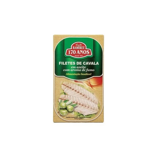 Filete de Cavala em Aroma Fumado lata 90 g