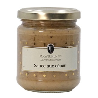 Molho de Cogumelos Porcini frasco 190 g - M. De Turenne