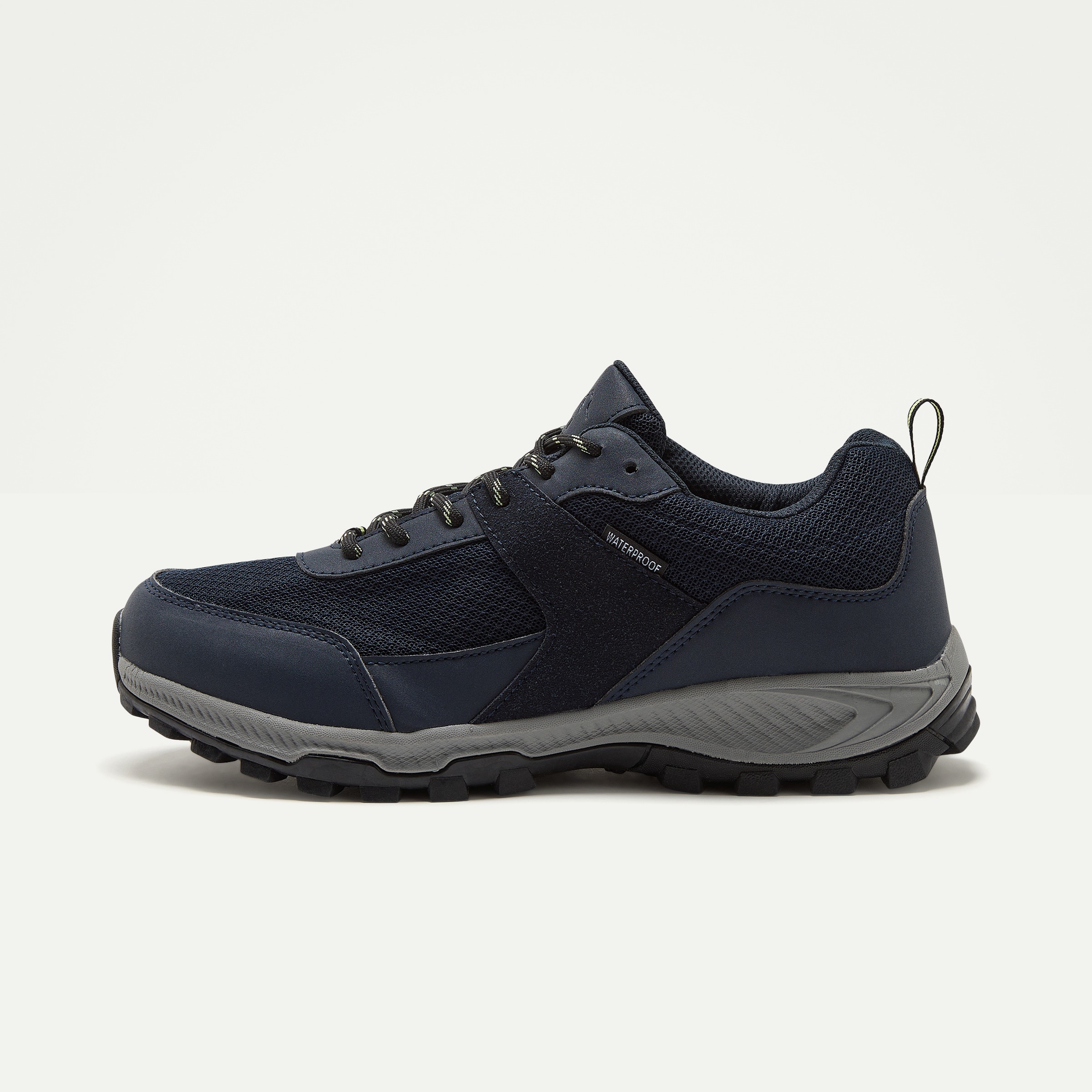 Zapatilla de senderismo de hombre con membrana waterproof Azul-3