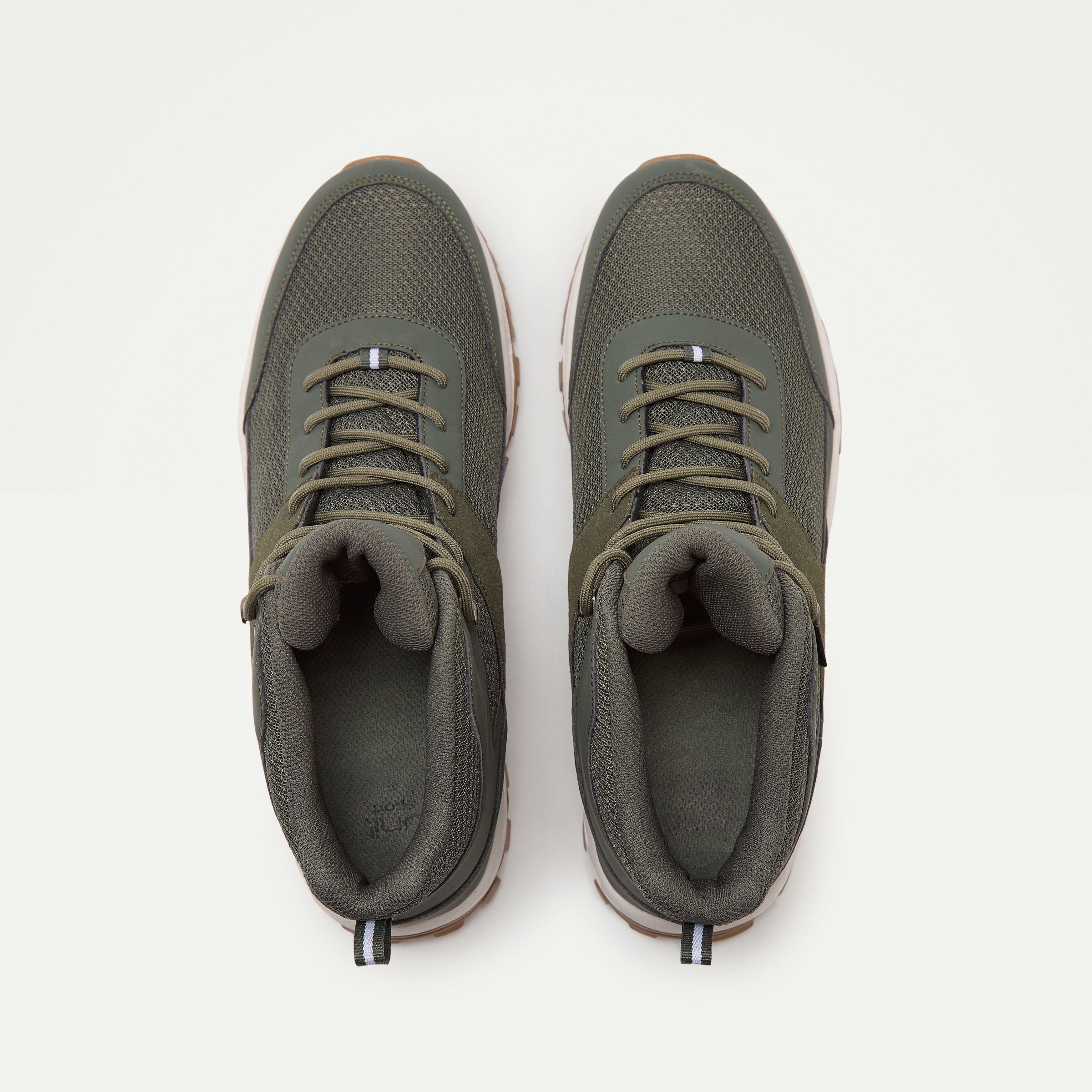 Bota de senderismo de hombre con membrana waterproof Kaki-4