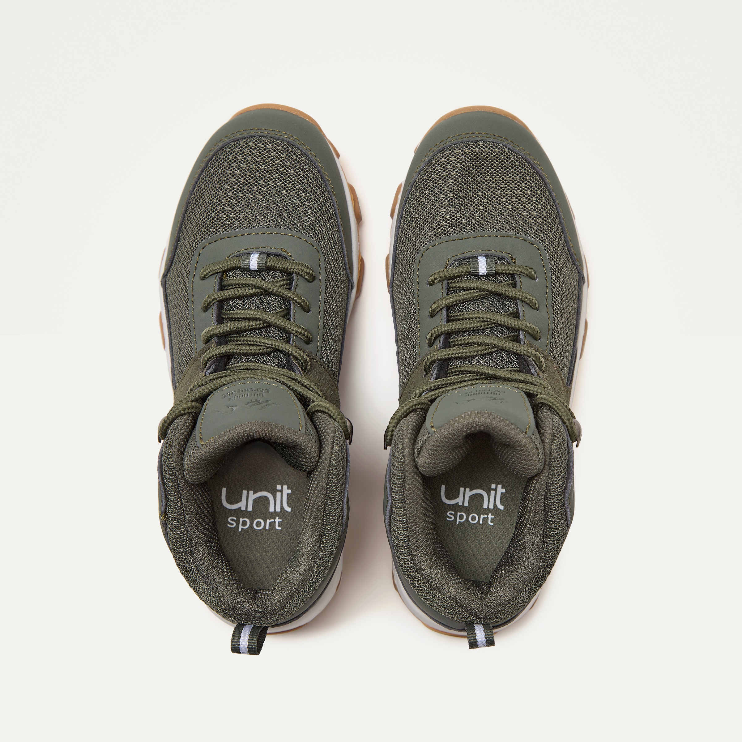 Bota de senderismo infantil con membrana waterproof Kaki-4