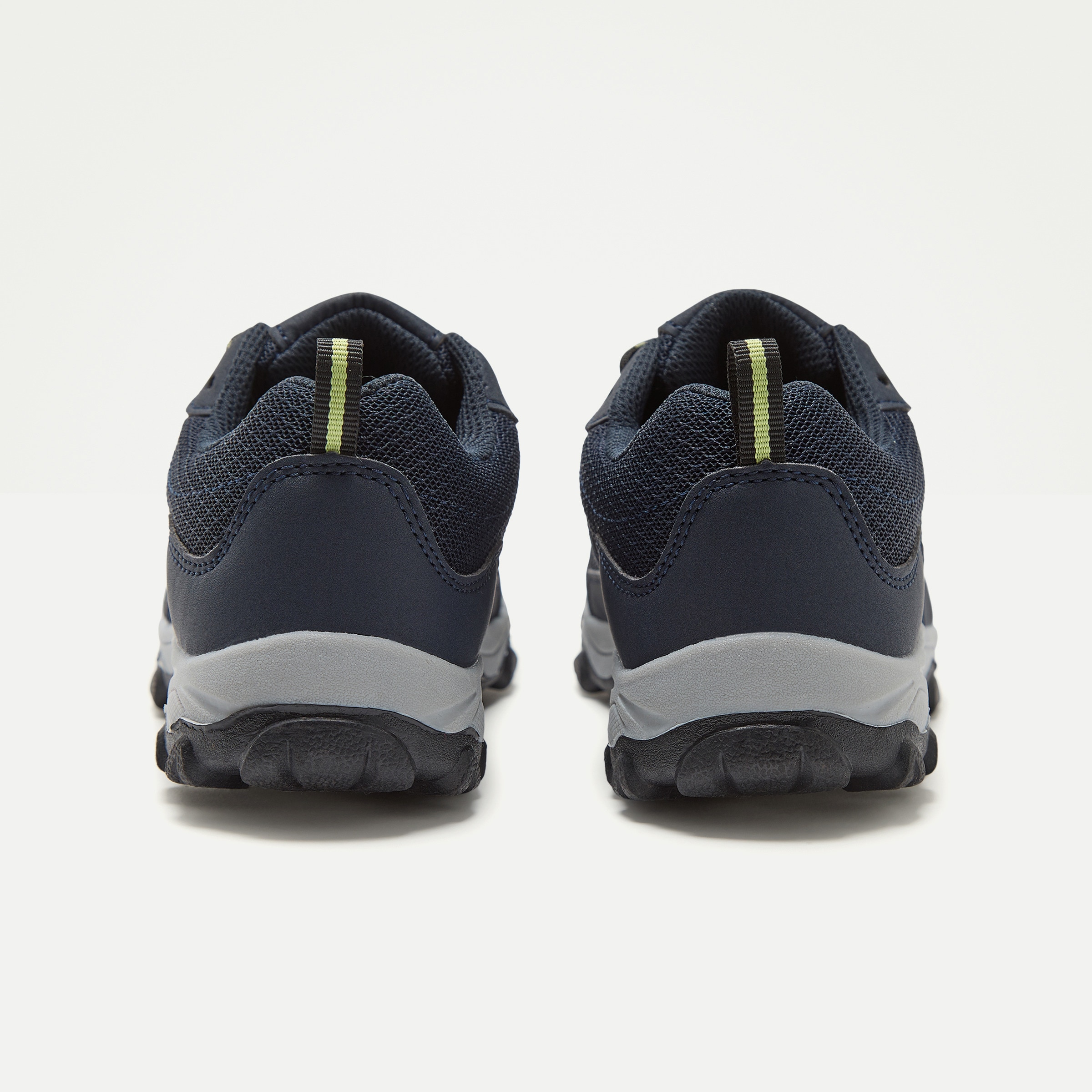 Zapatilla de senderismo infantil con cordones y membrana waterproof Azul-5