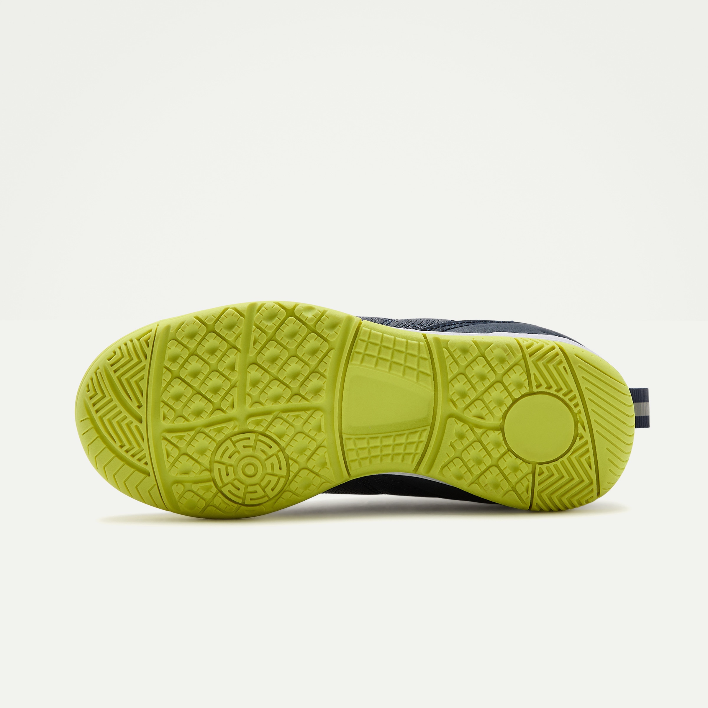 Bota fútbol sala con velcro y cordones infantil Azul marino-2