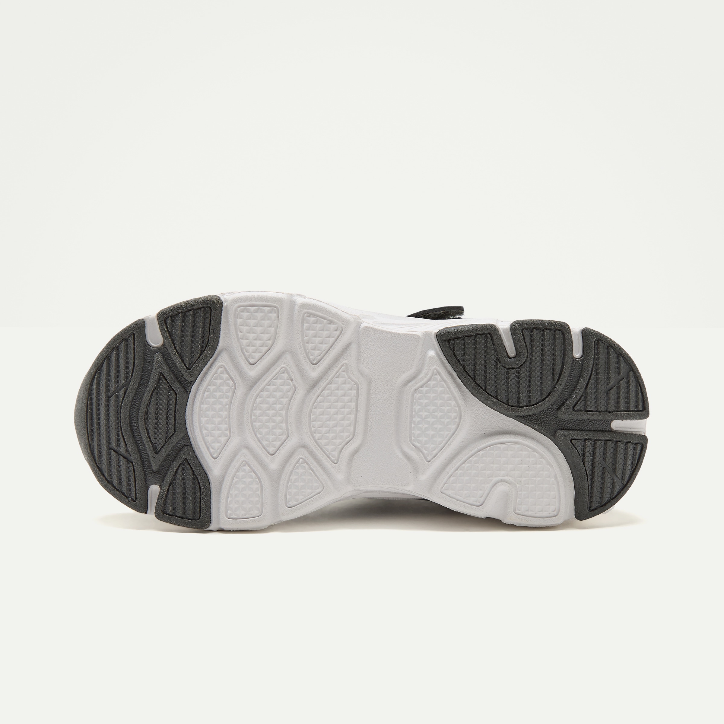 Zapatilla deportiva con velcro y cordones de niño Kaki-2
