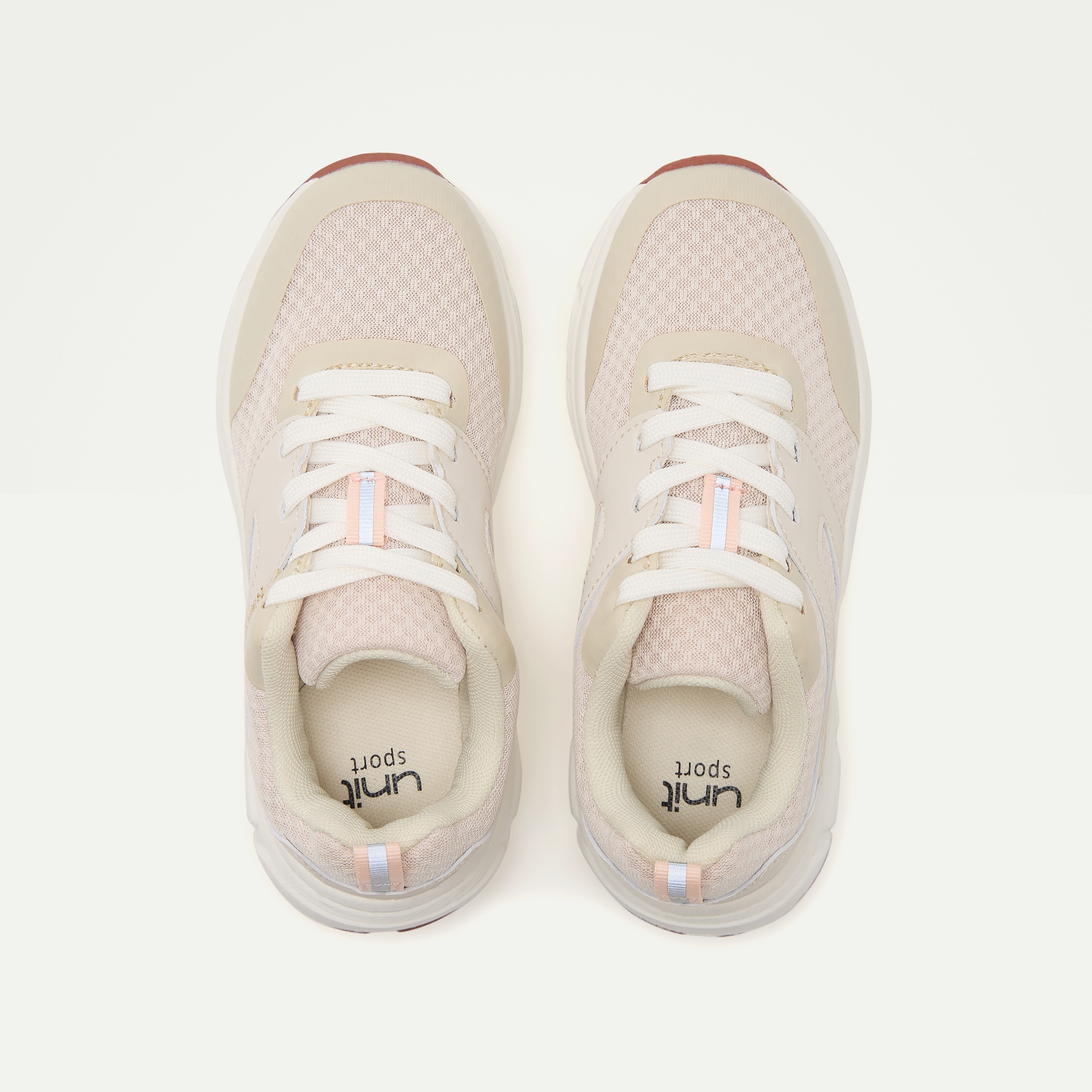 Zapatilla deportiva con cordones de niña Crudo-4