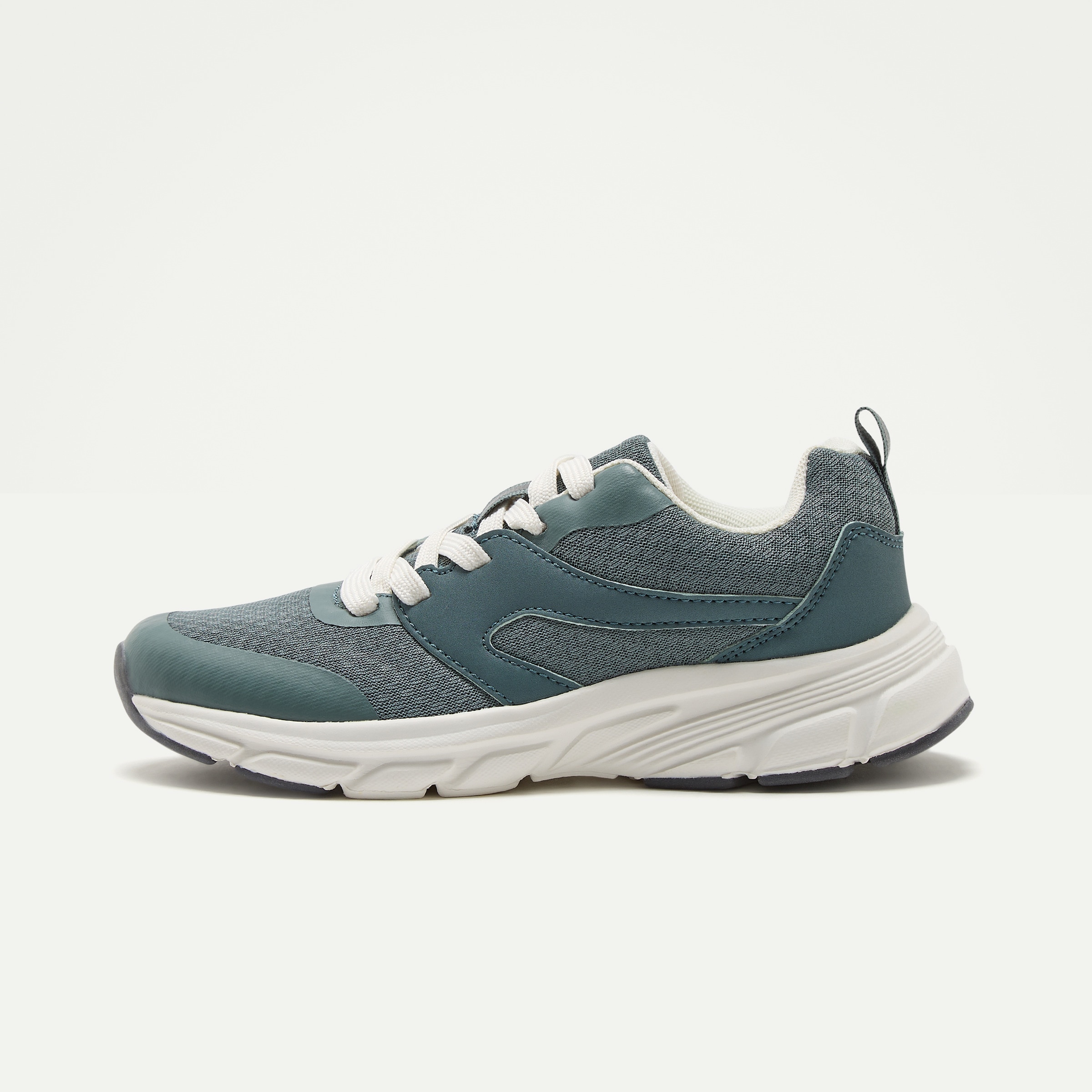 Zapatilla deportiva con cordones de niña Verde claro-3