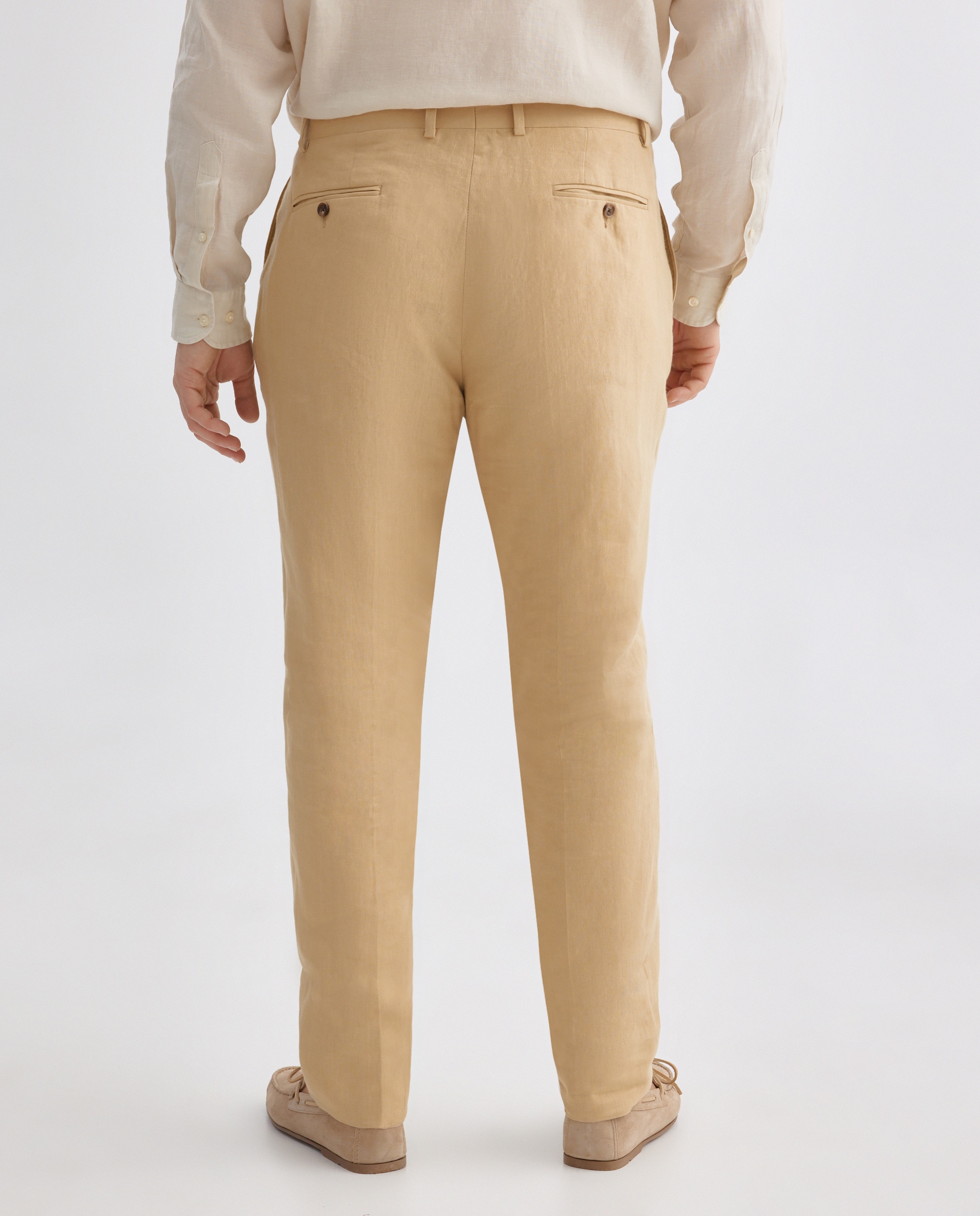 Calças de homem Bege-3